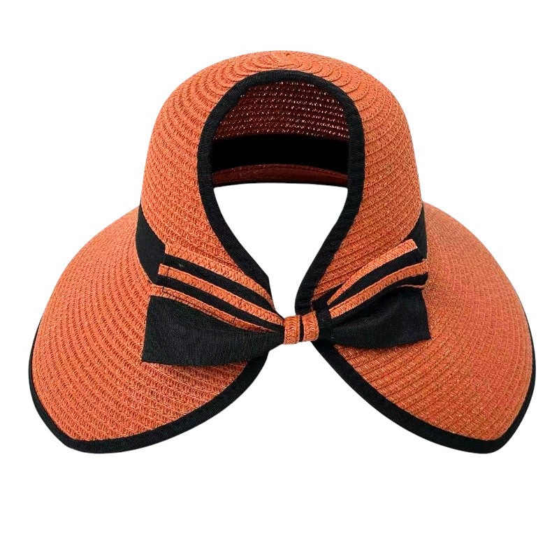 Ponytail Hat with Bow Tie