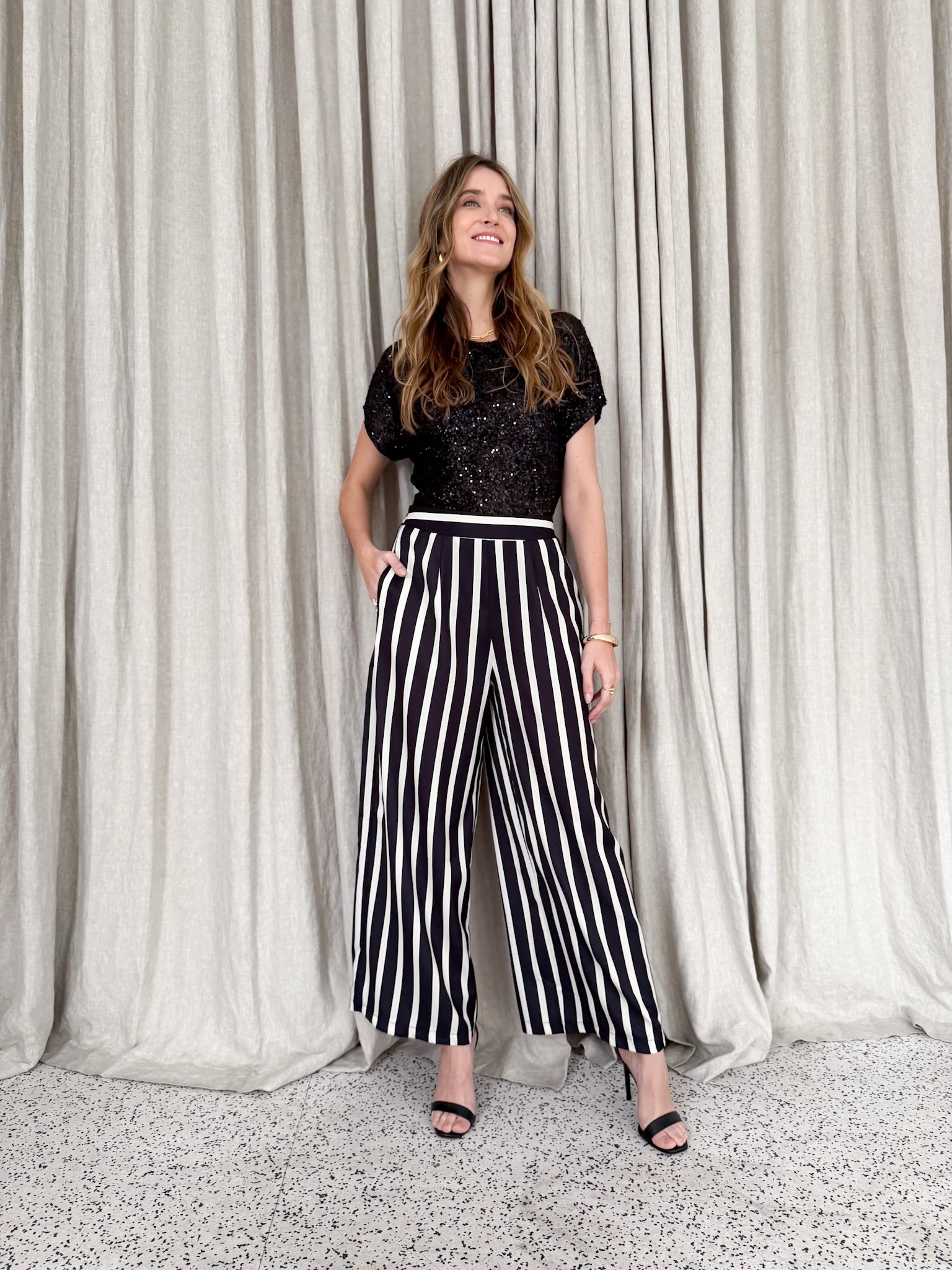 STRIPE ELEVATED PANT
