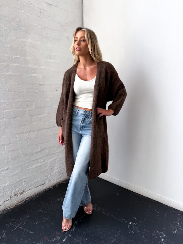BOUCLE KNIT CARDI