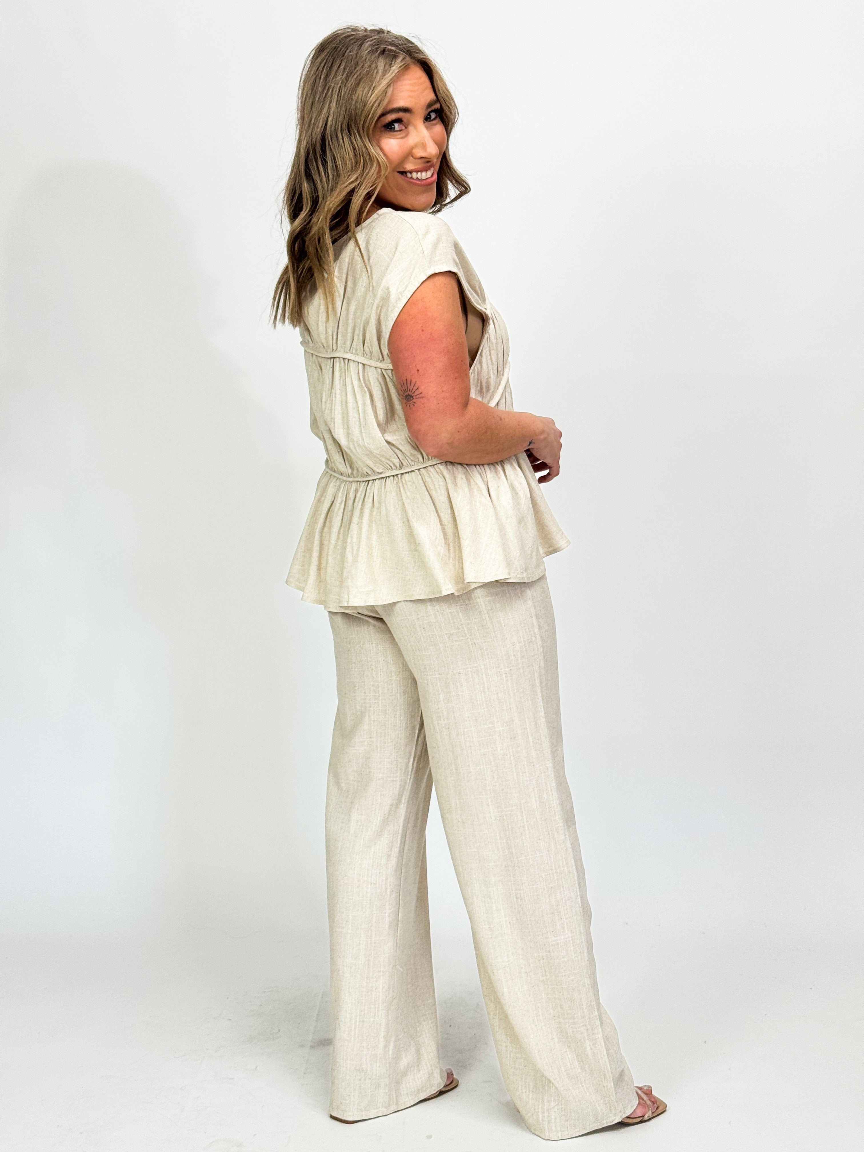 ROMAN RUCHED TOP / PANT