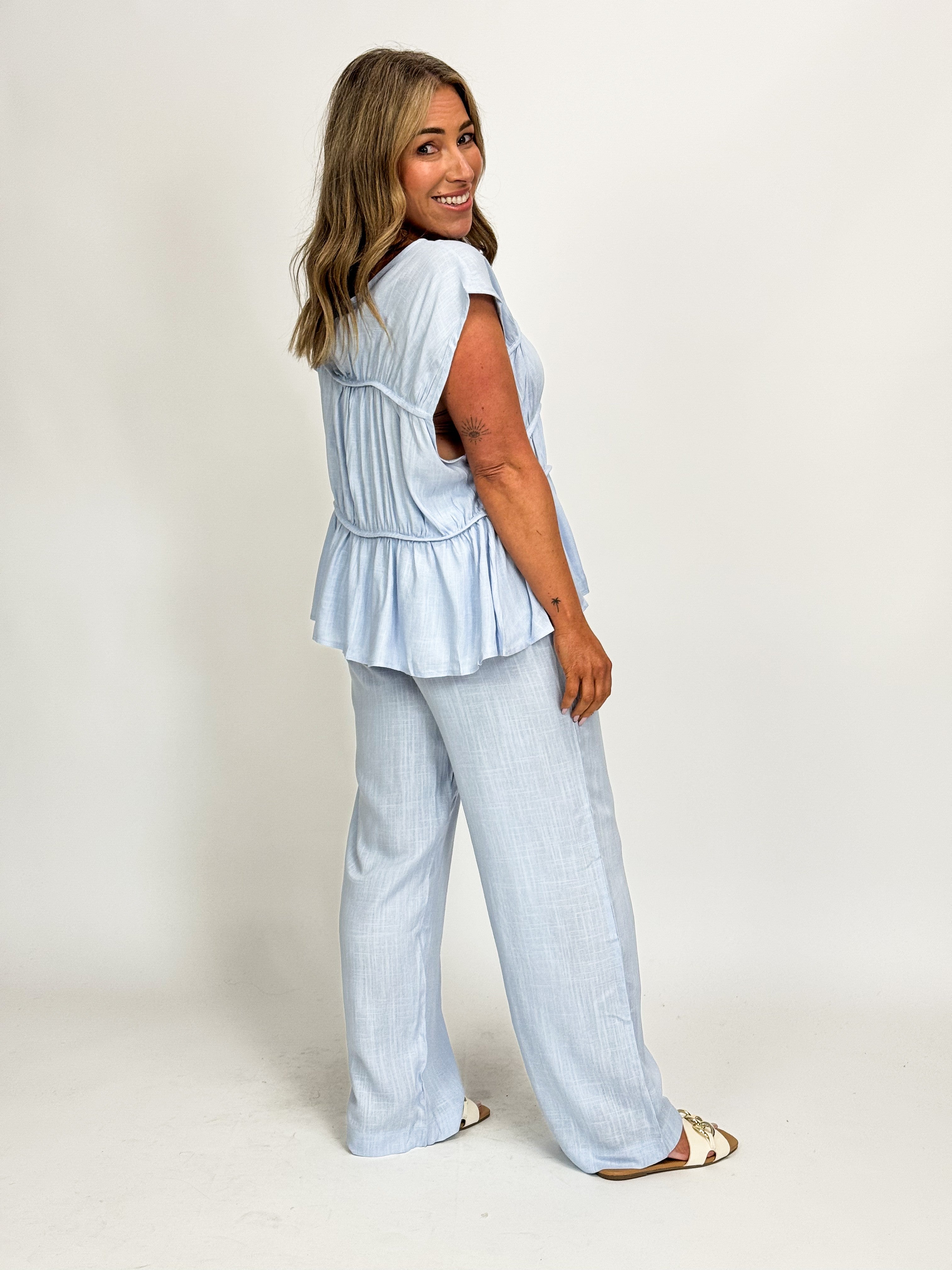 ROMAN RELAXED PANT - BLUE & NAVY
