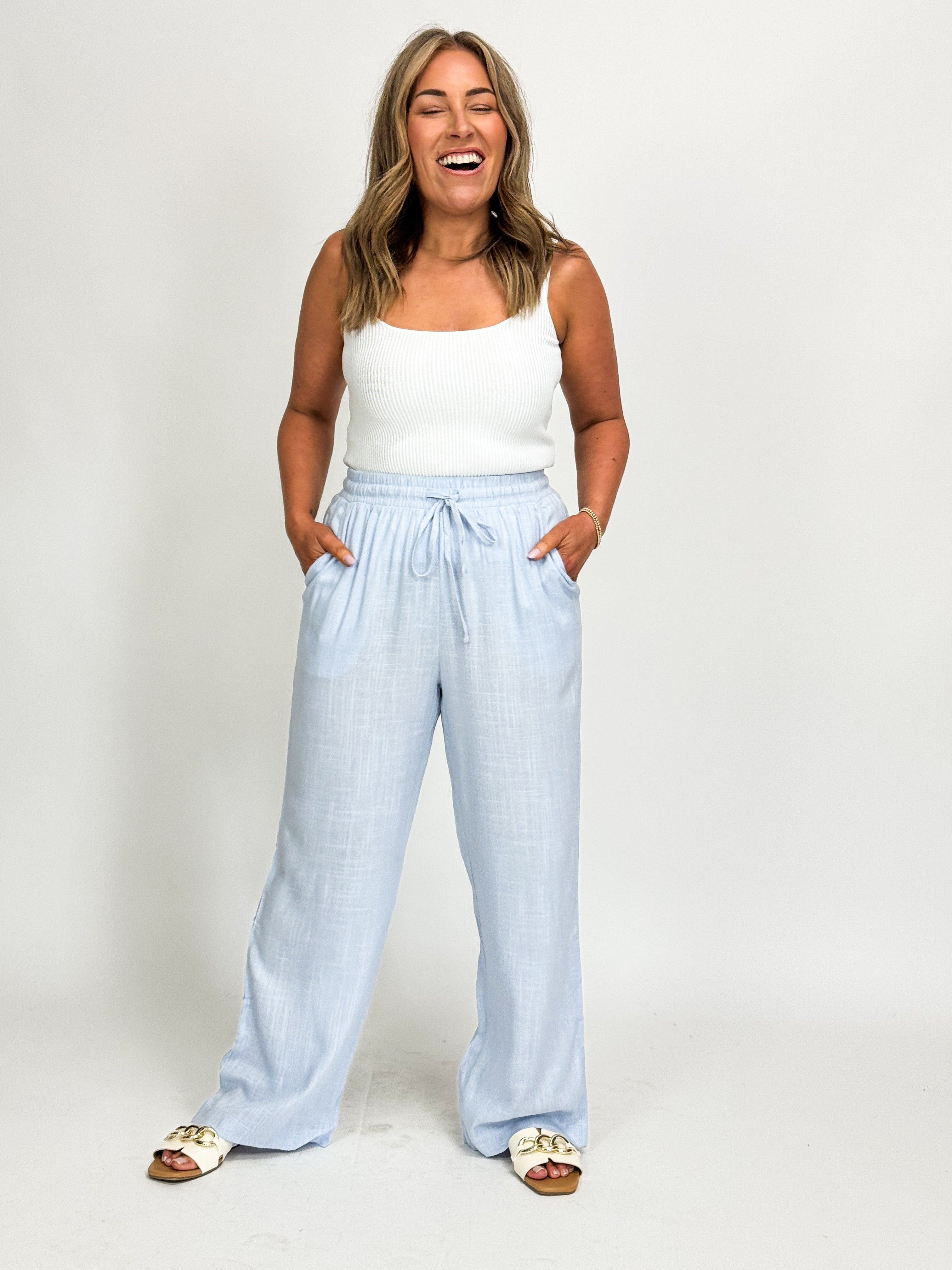 ROMAN RELAXED PANT - BLUE & NAVY