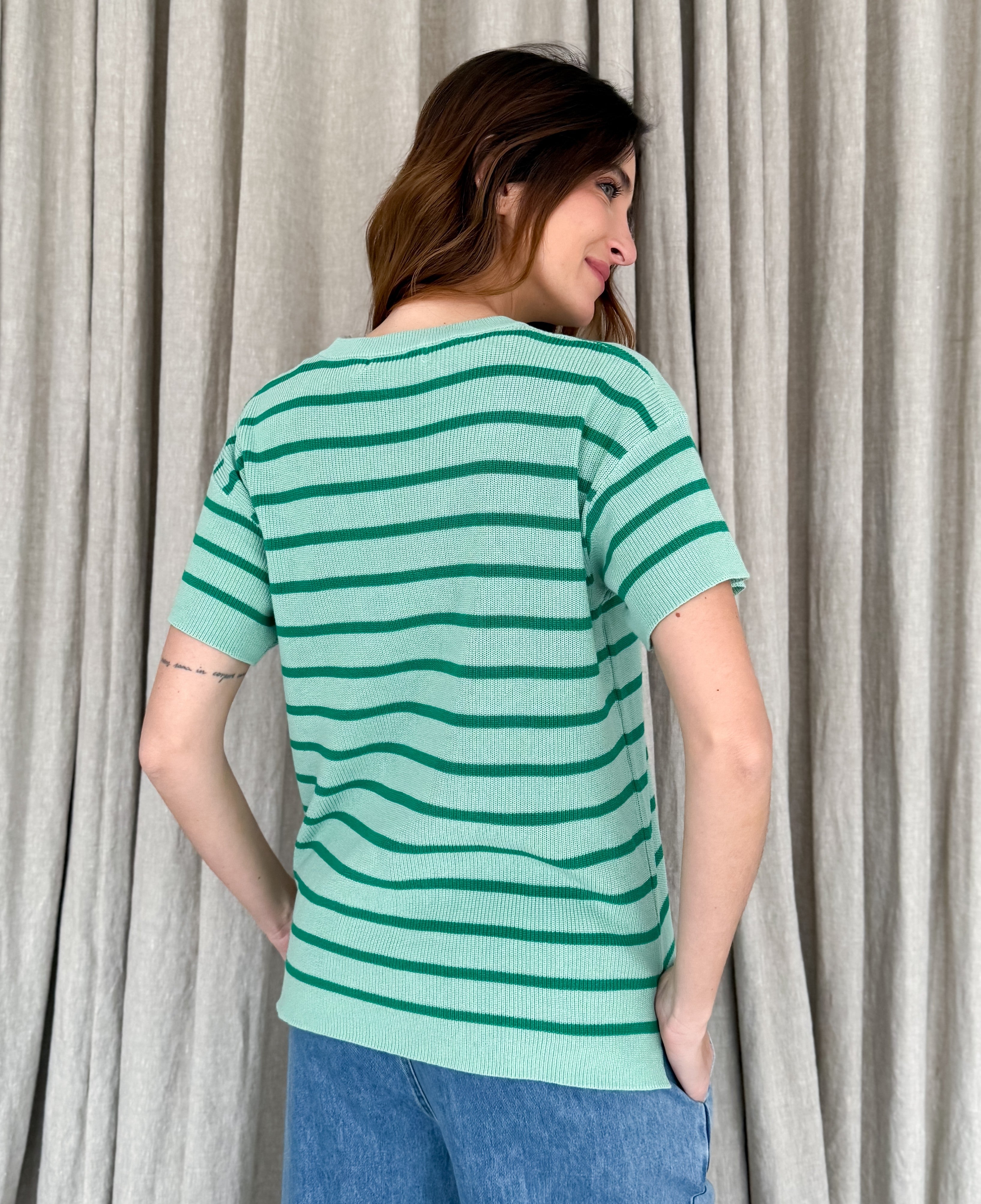 STRIPE TEE KNIT