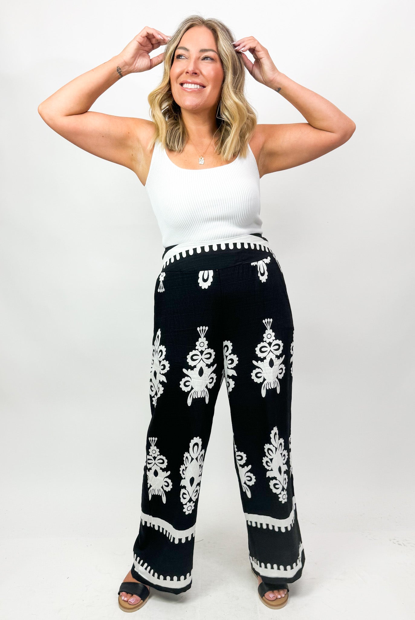 CELESTE PRINT PANTS