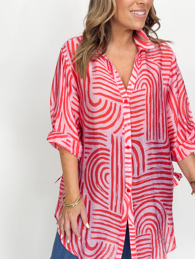 THE SUMMER COVER UP SHIRT