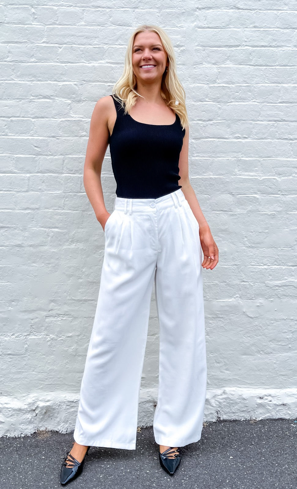 CLASSIC B WIDE LEG PANT