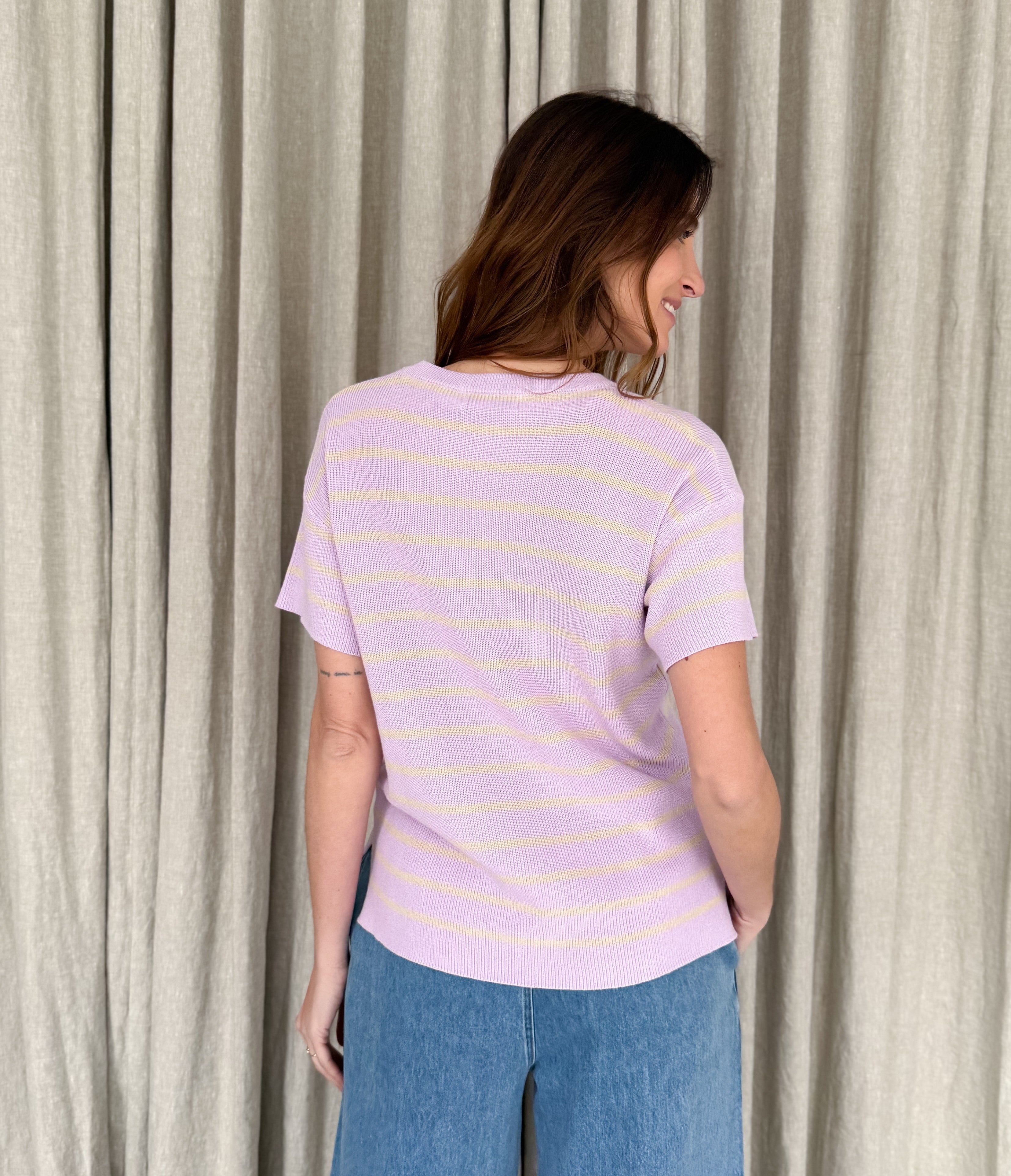 STRIPE TEE KNIT