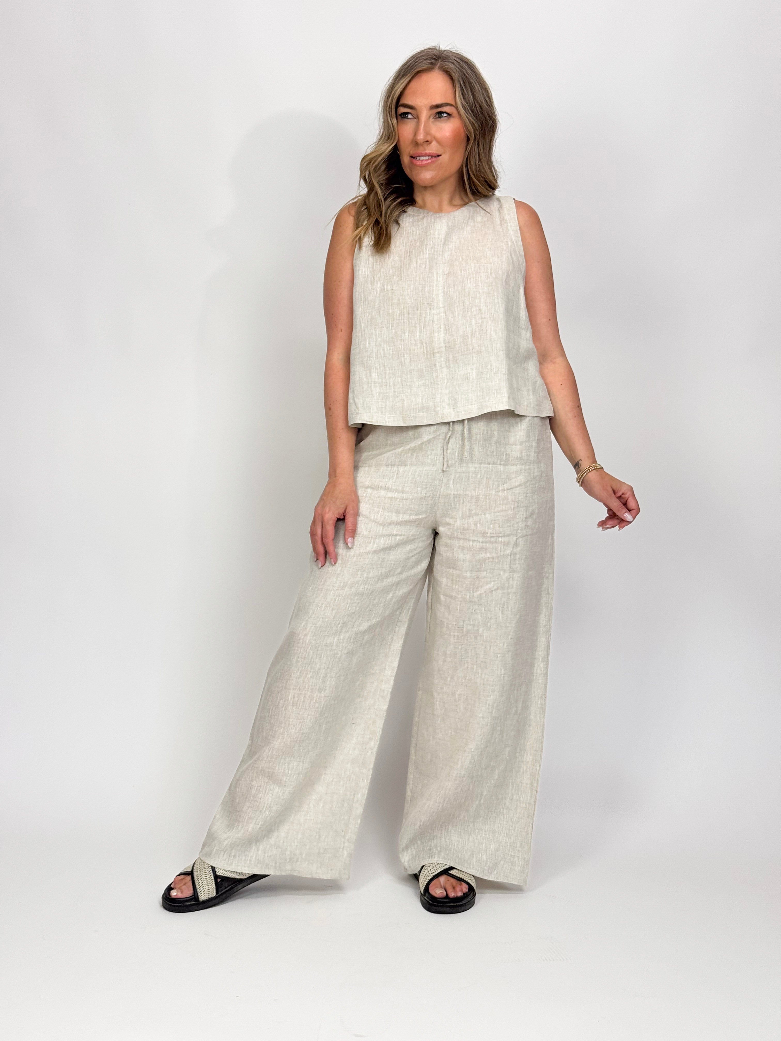 EASY LINEN RELAXED PANT