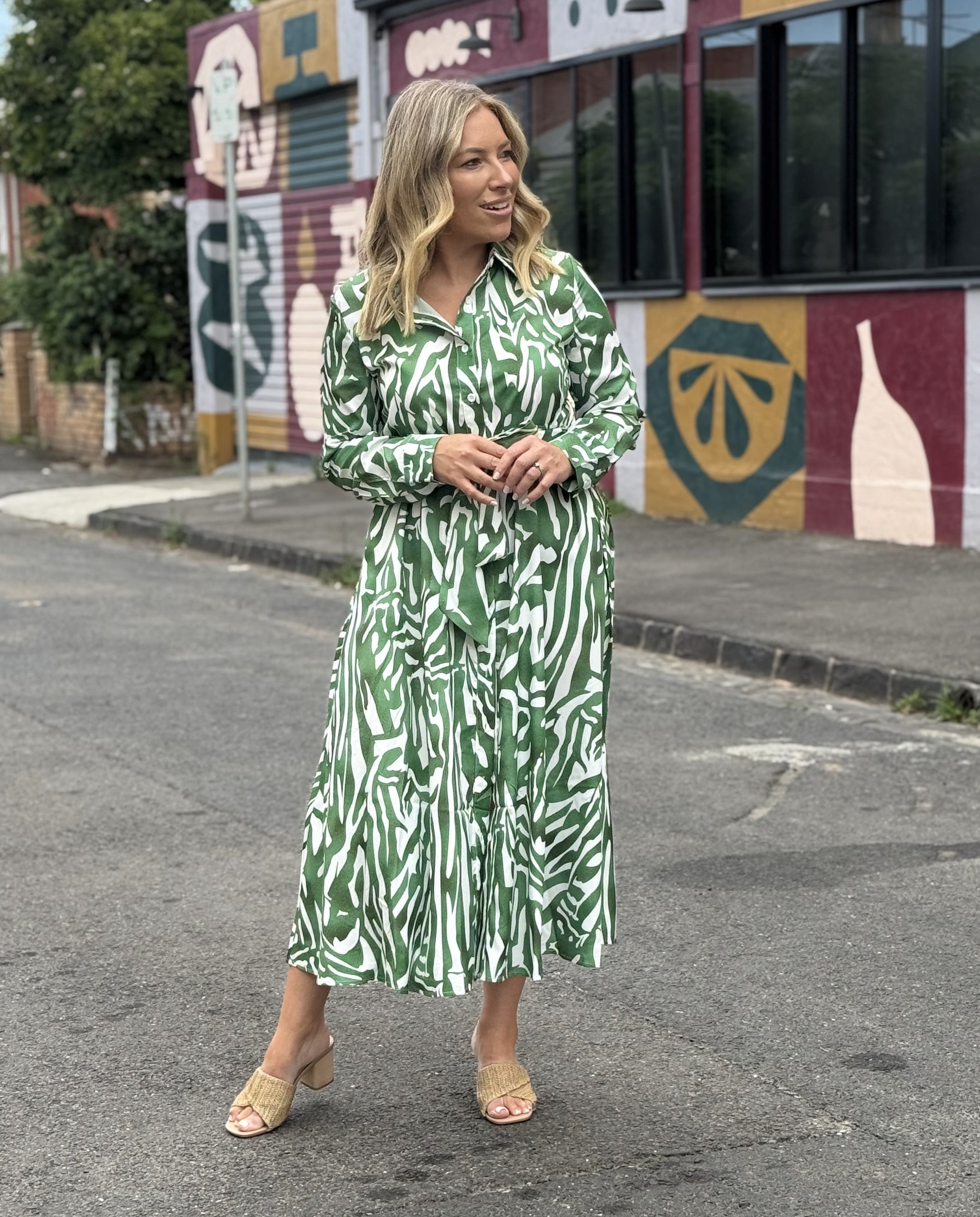 DEMI  ANIMAL SHIRT DRESS