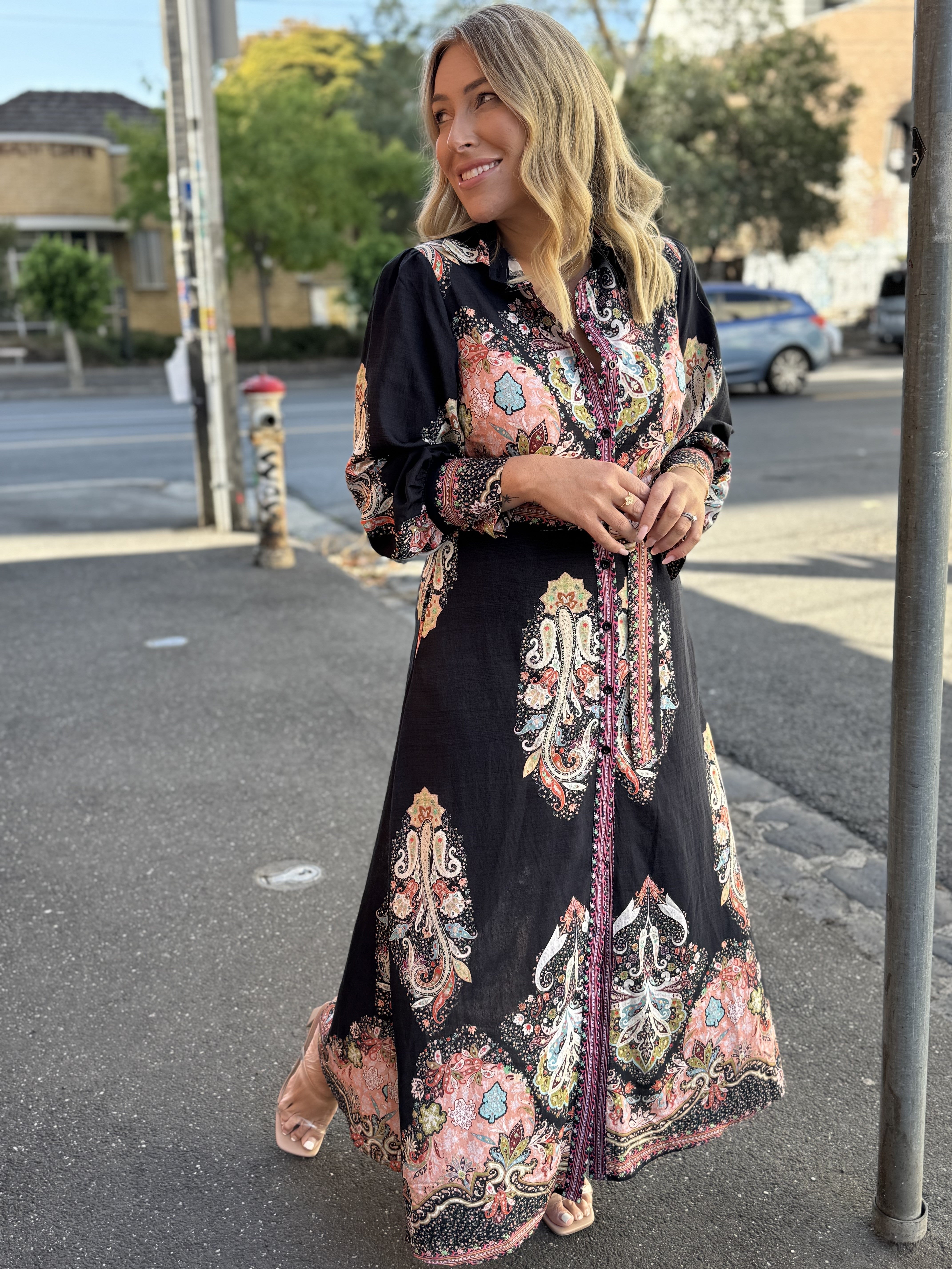 OASIS LS MAXI DRESS