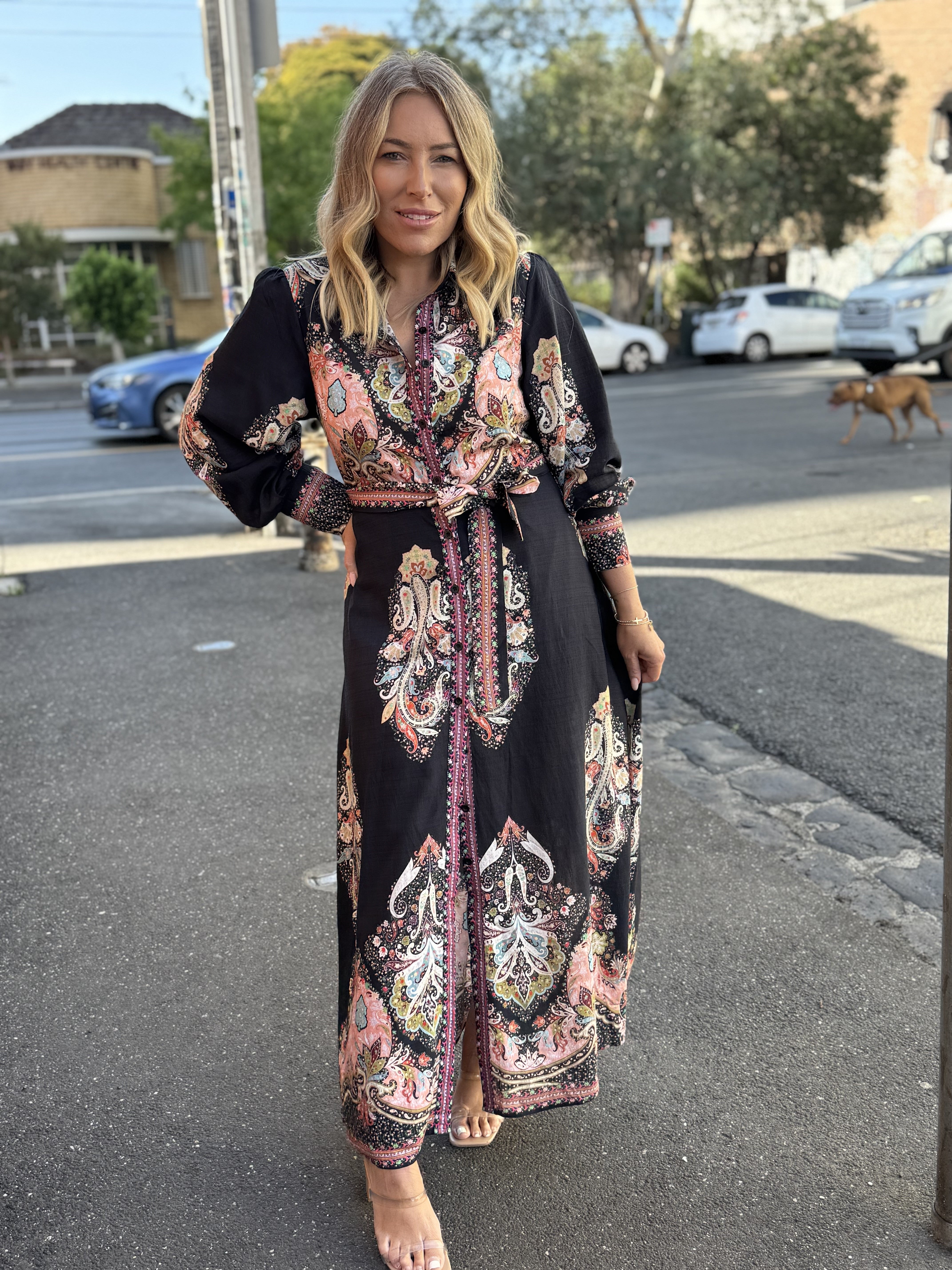 OASIS LS MAXI DRESS
