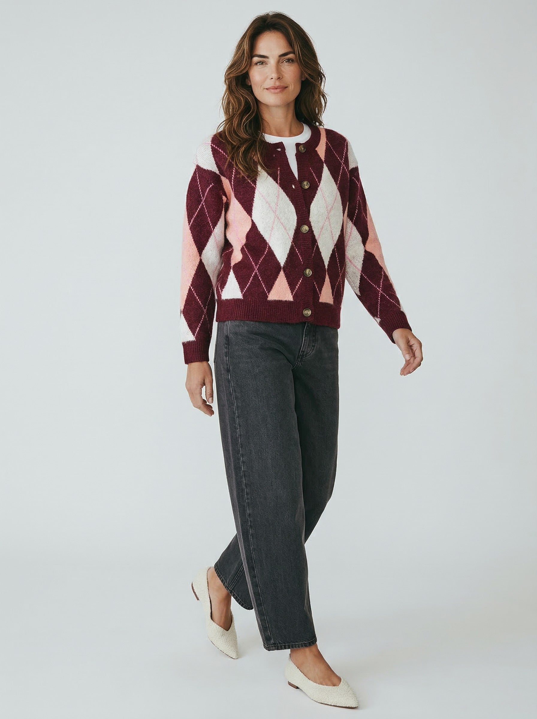 ARGYLE CARDIGAN