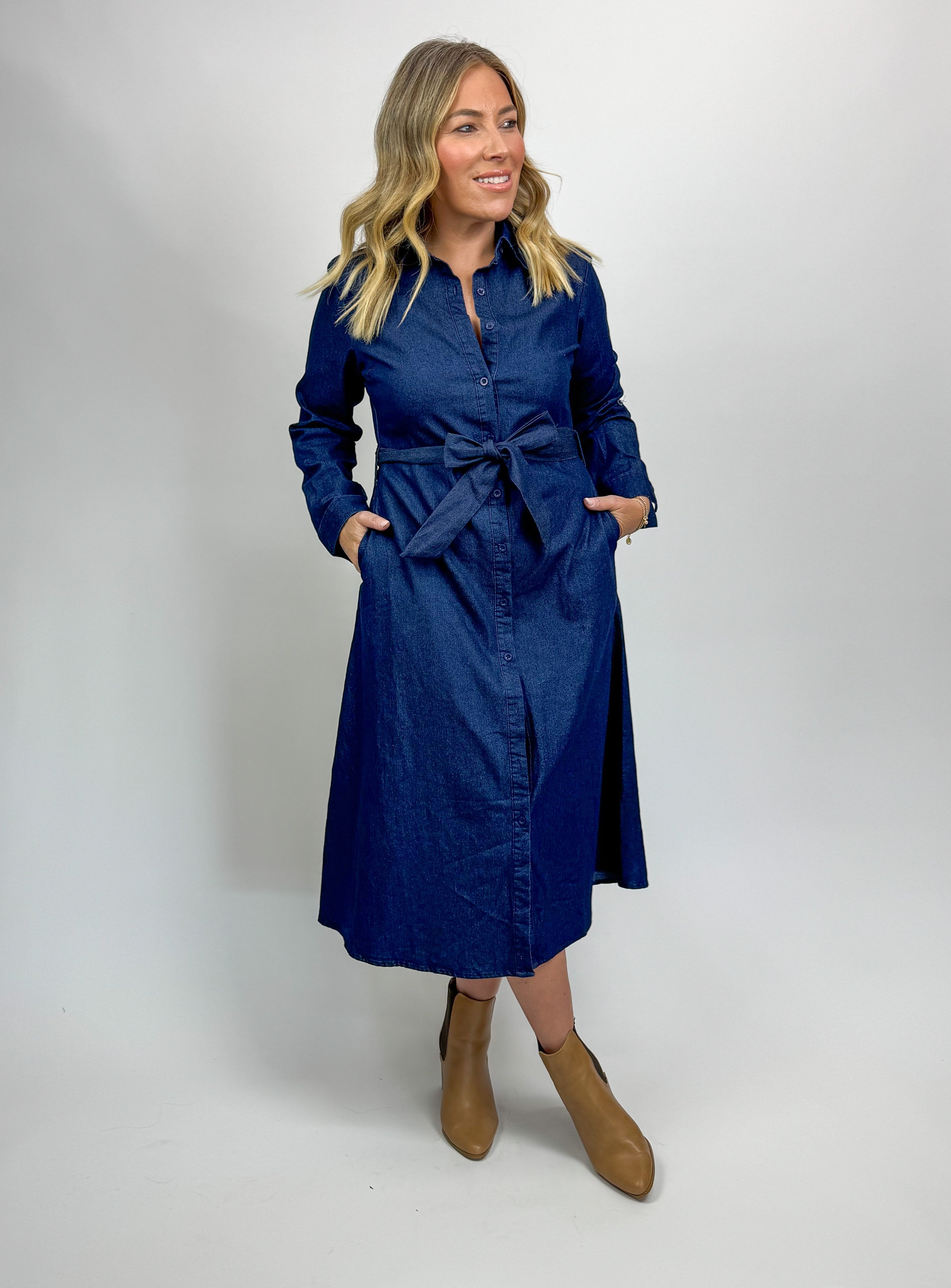 THE DENIM SHIRT DRESS