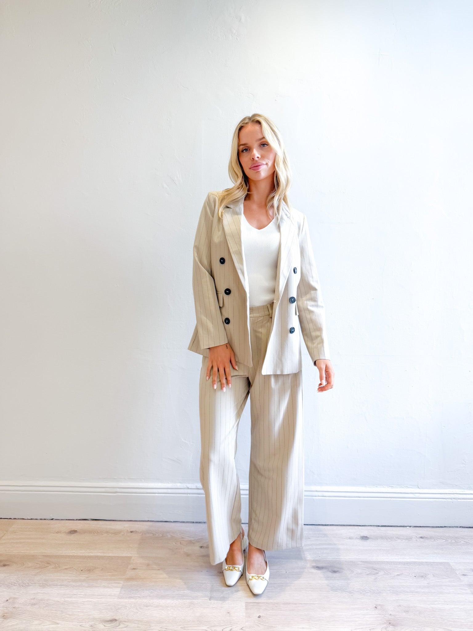 PACCINO PINSTRIPE  CLASSIC BLAZER