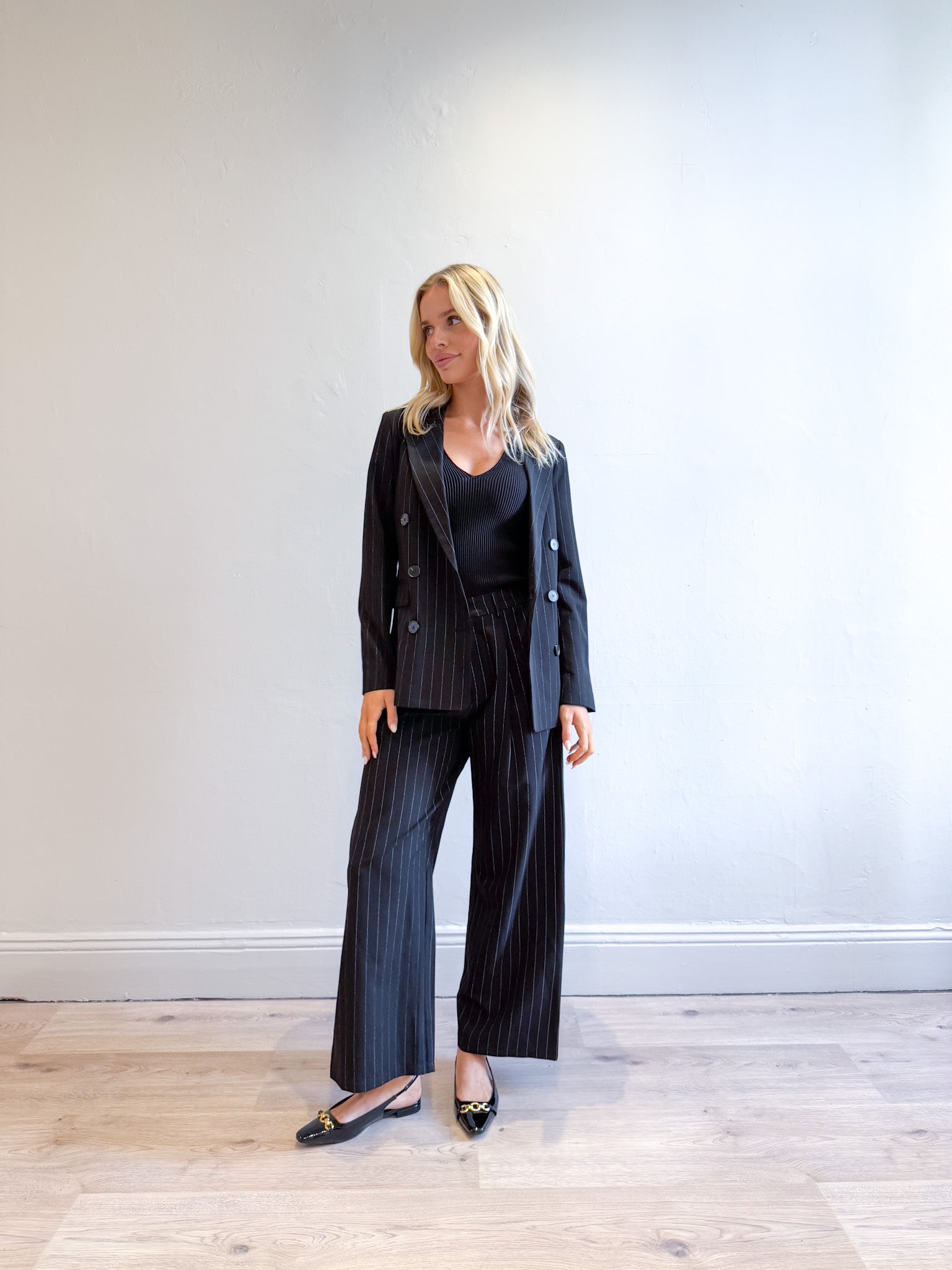 PACCINO PINSTRIPE  CLASSIC BLAZER