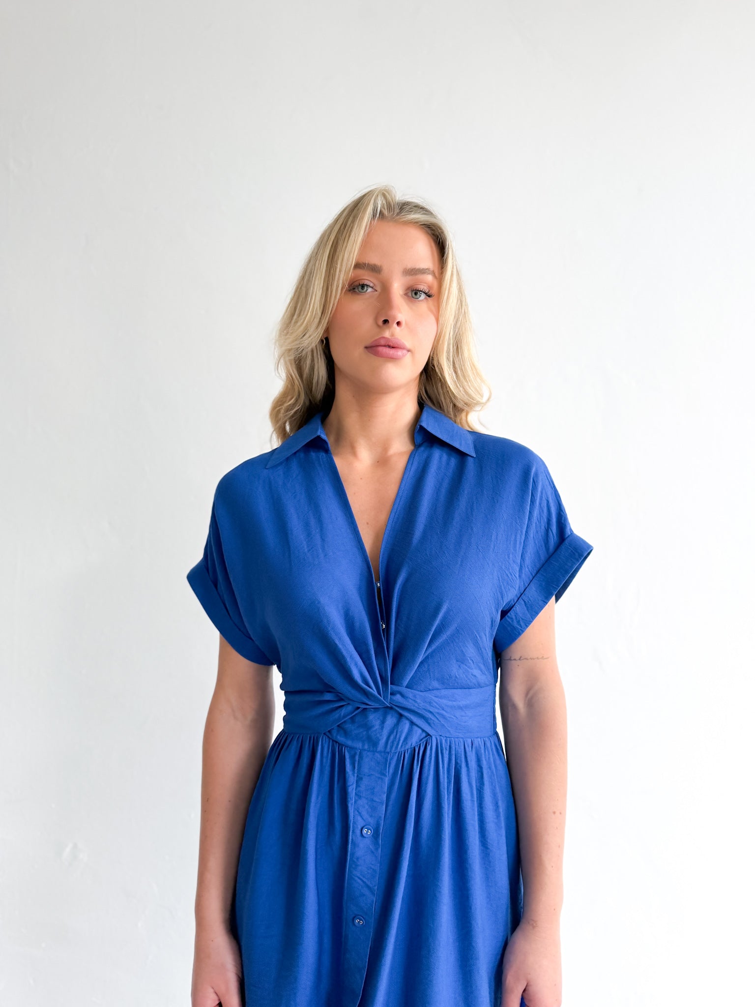 MILA TWIST WAIST DRESS