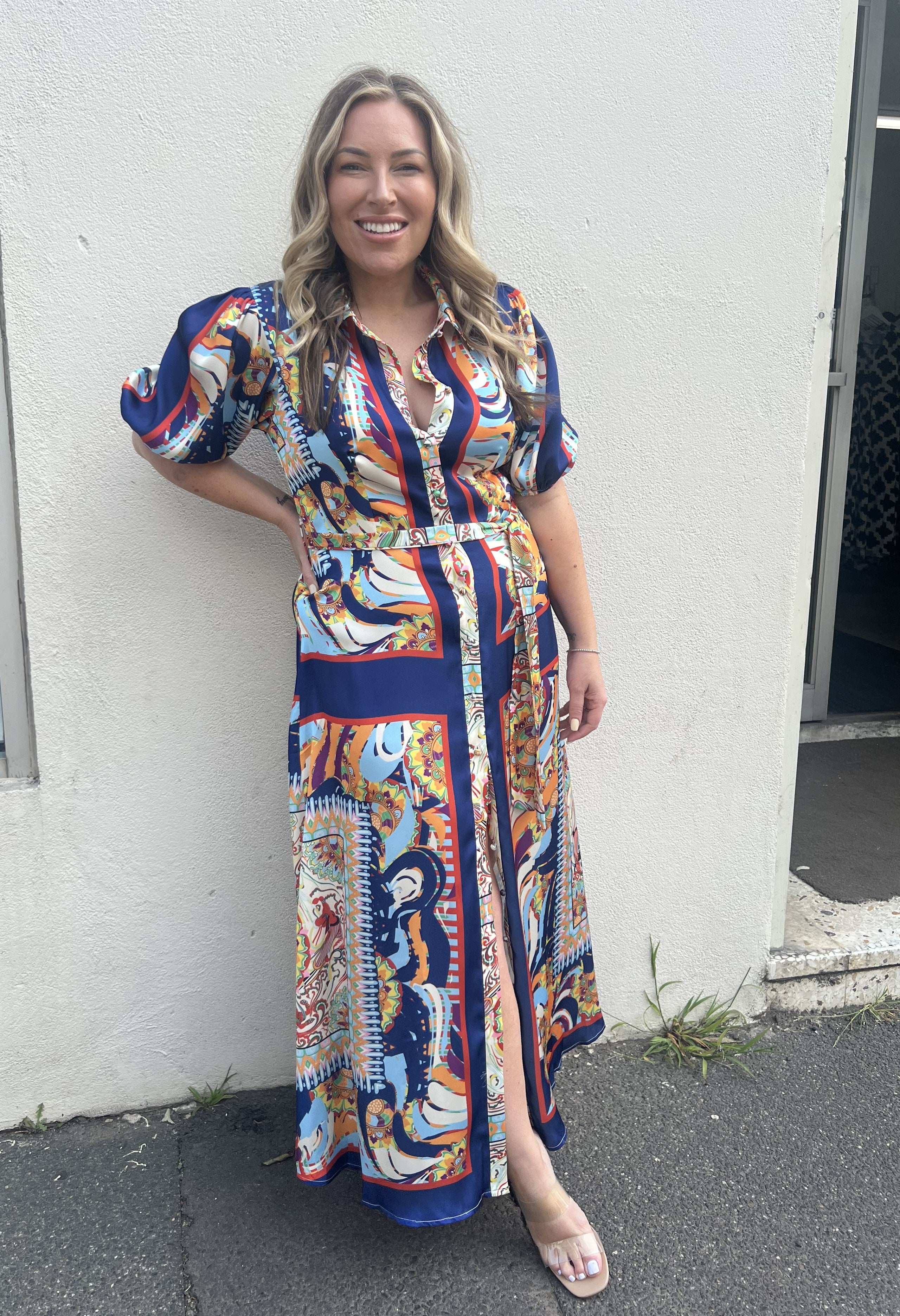 PICASSO MAXI SHIRT DRESS