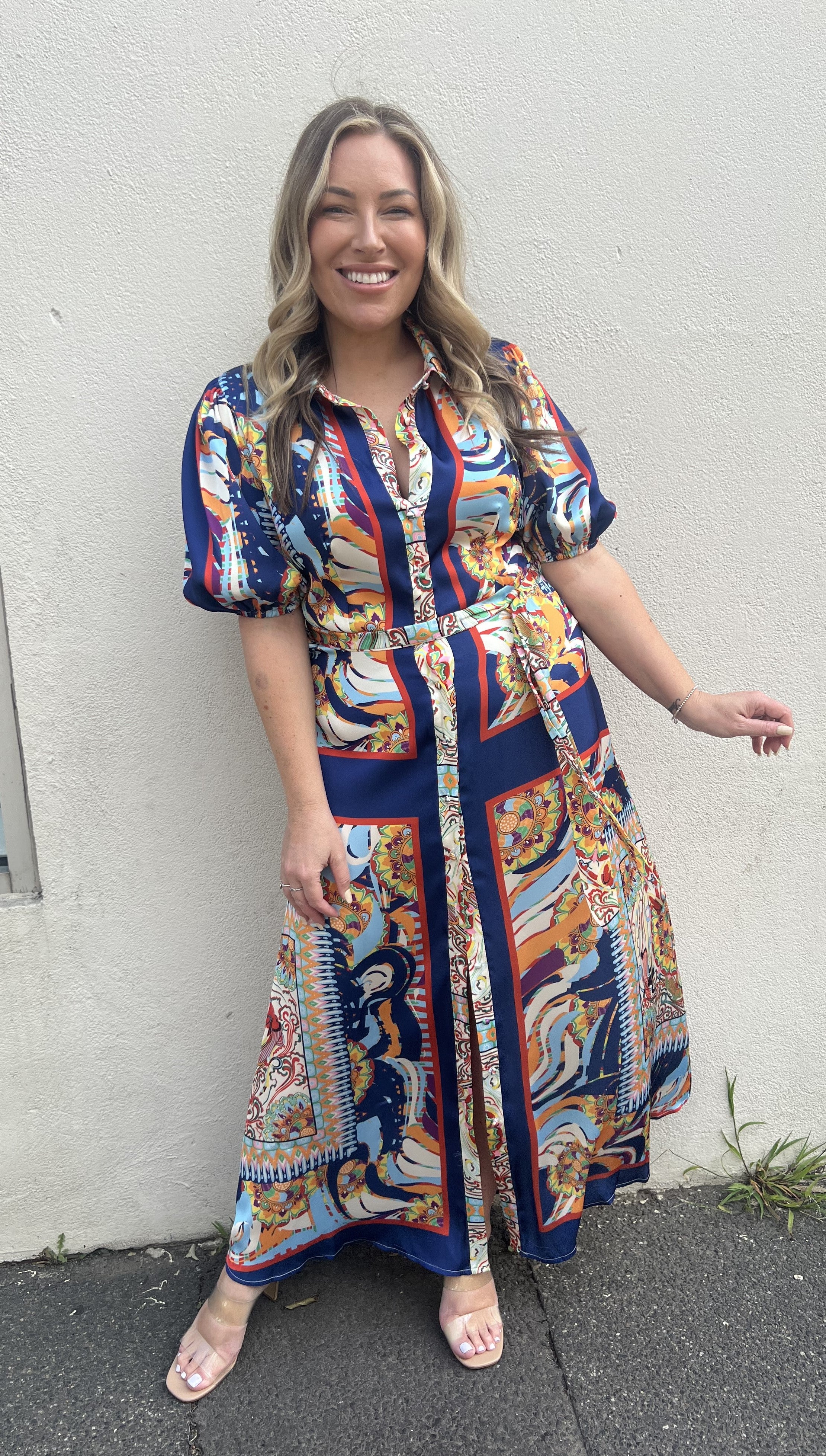 PICASSO MAXI SHIRT DRESS