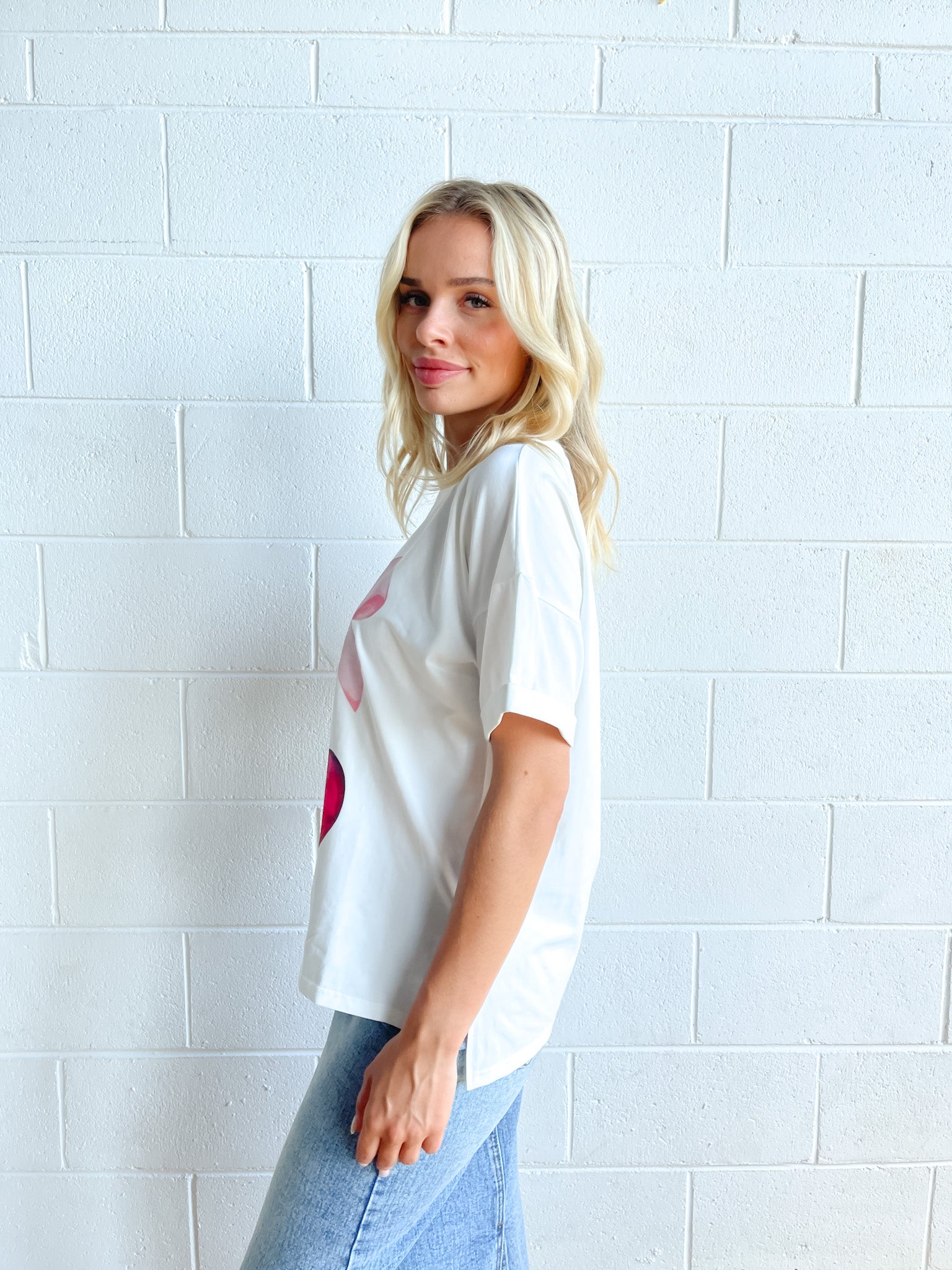 CHERRY BOW PRINT TEE SS25