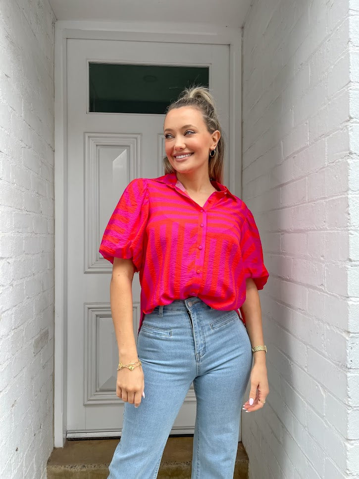 MAISEY SHIRT - PINK