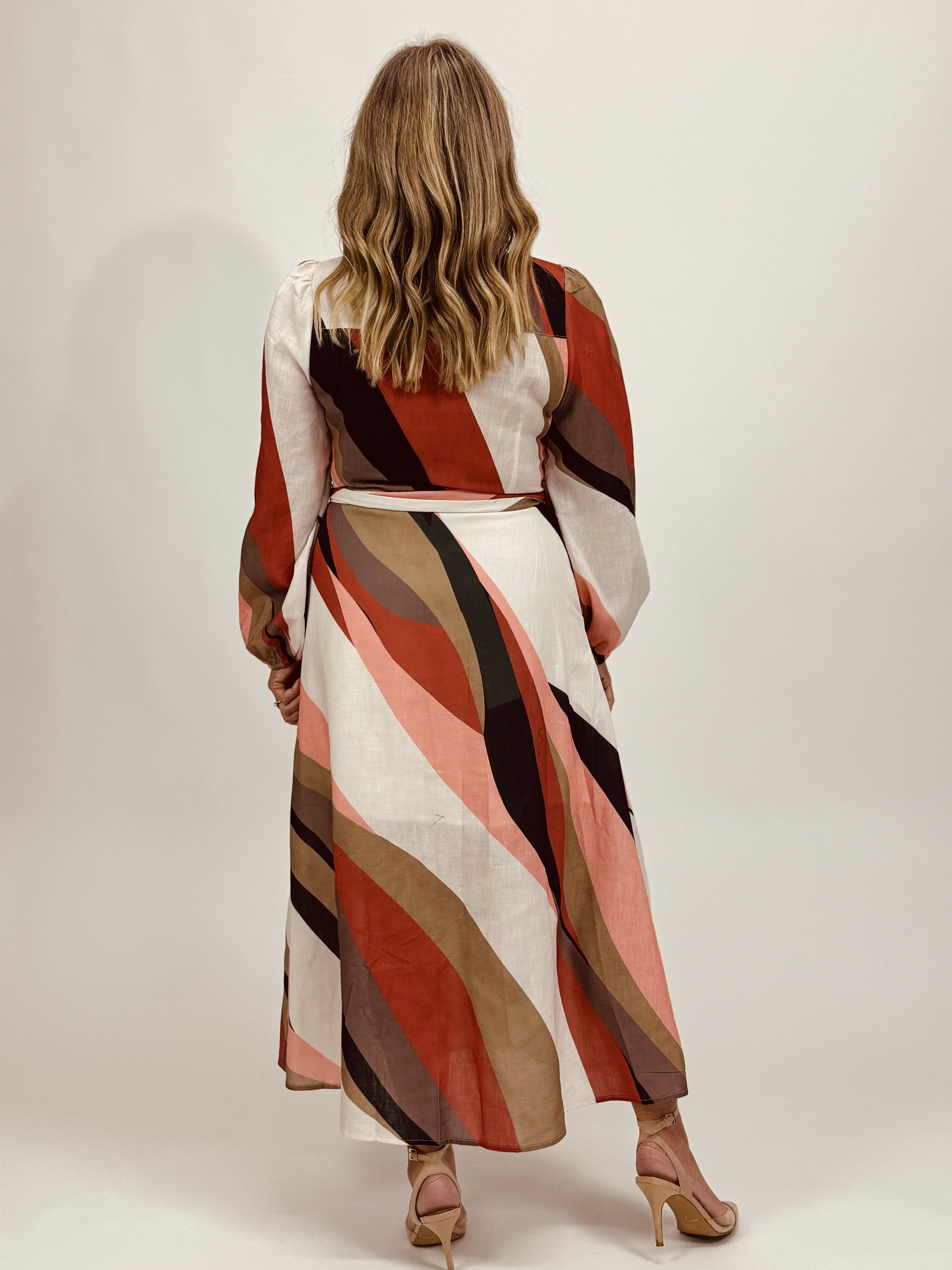 FREDA STRIPE SHIRT DRESS