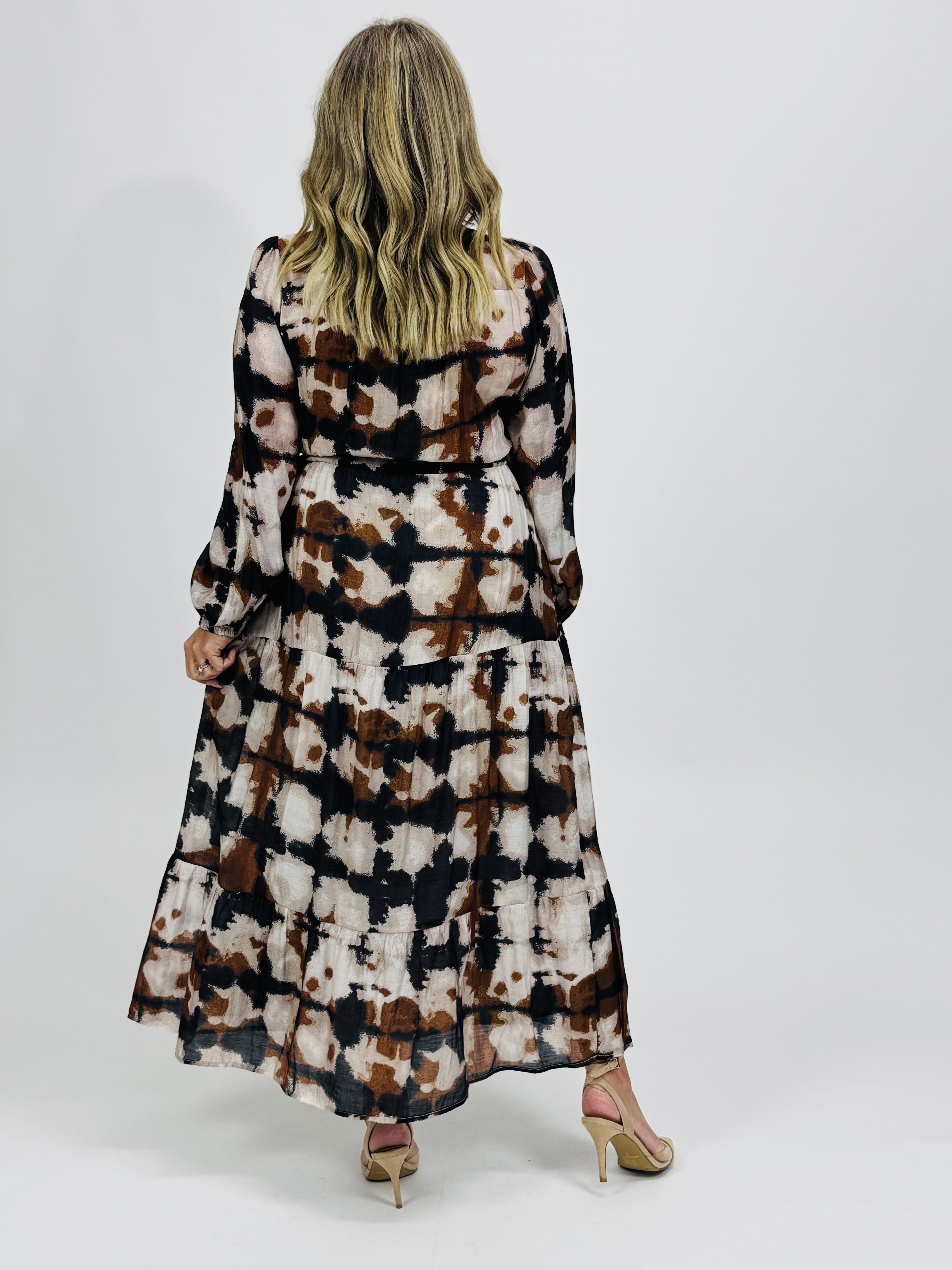 CAMO SELMA DRESS