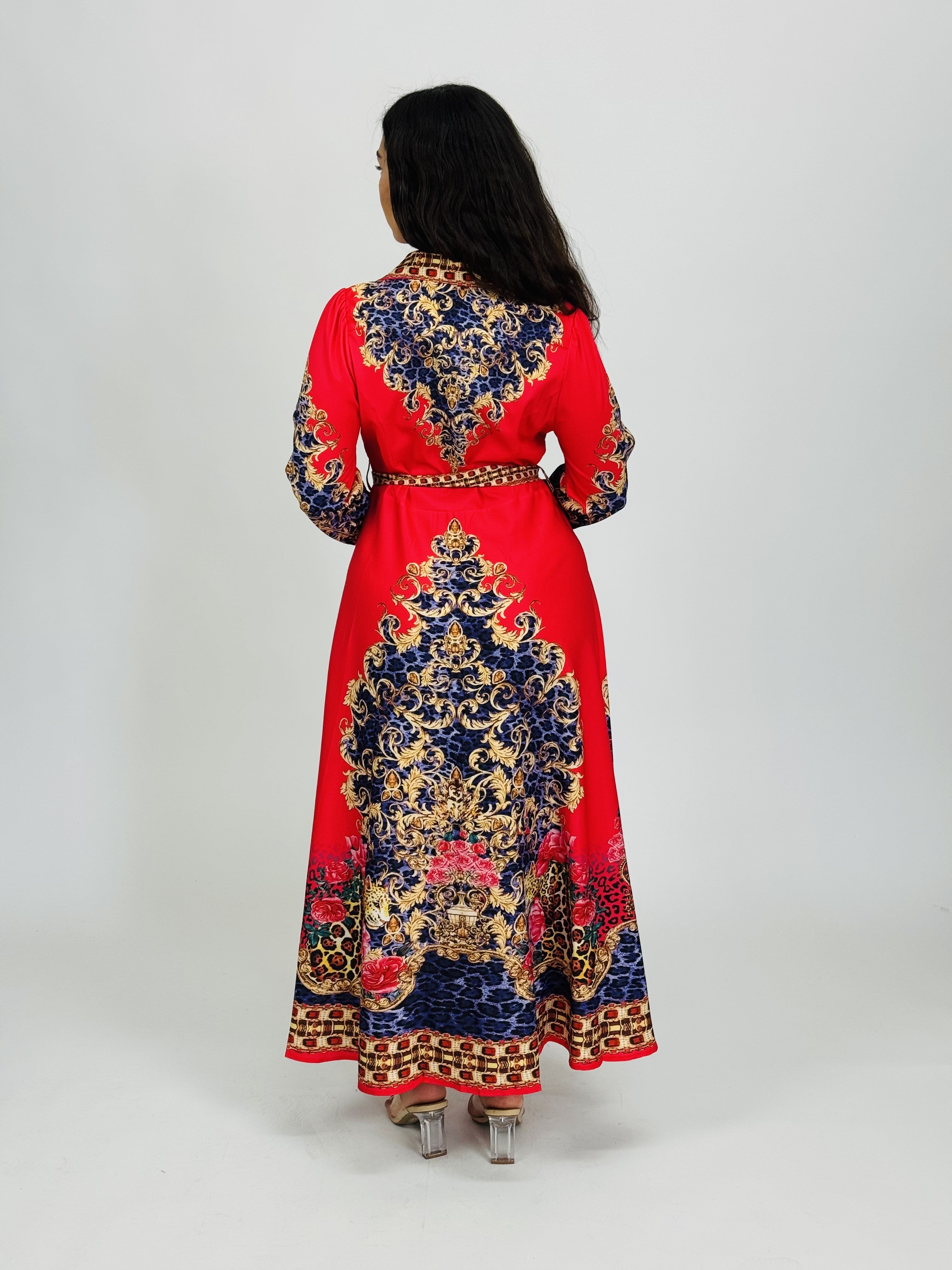 ESTELLE  MAXI DRESS - RED