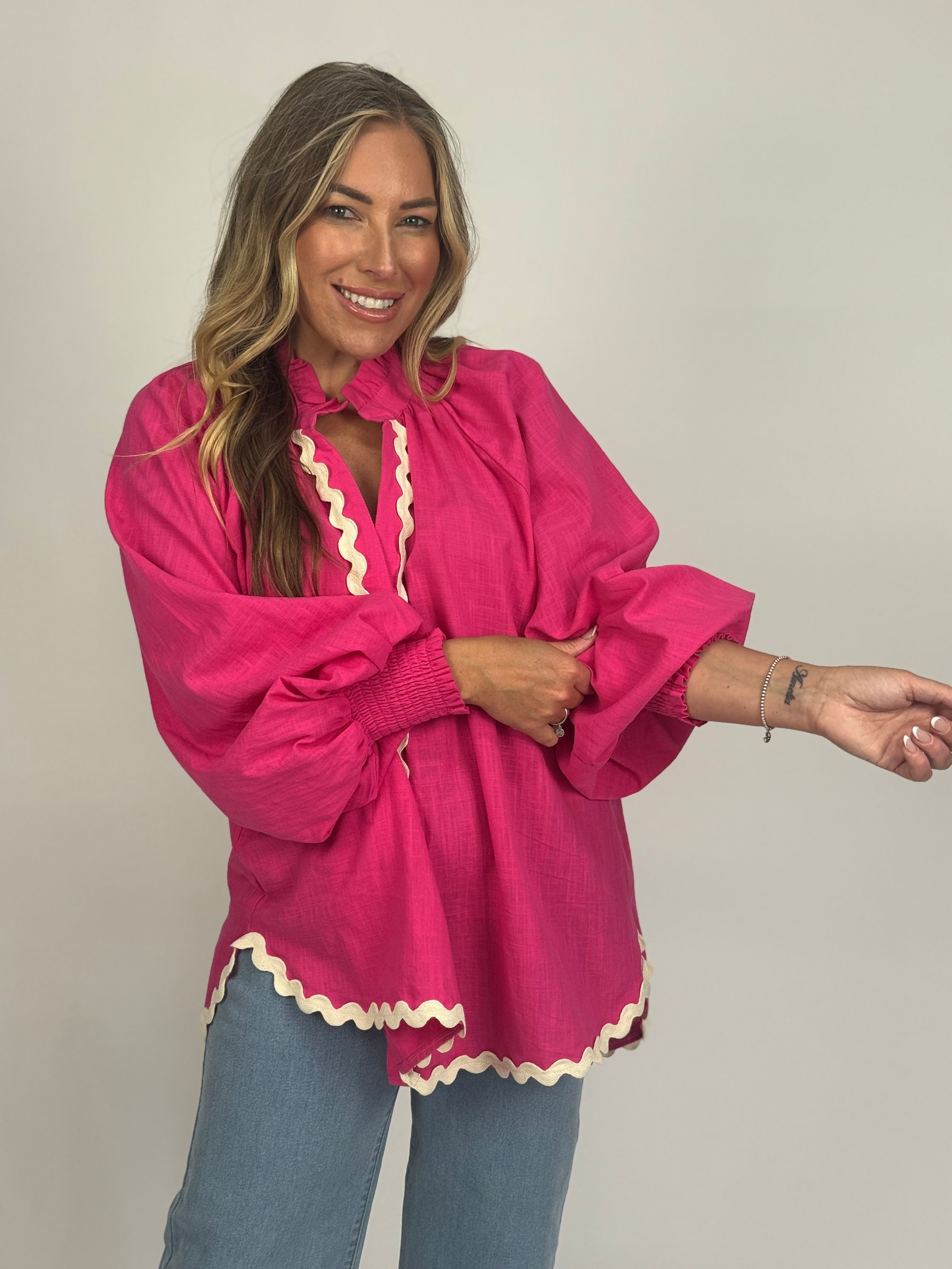 CELESTE LINEN SHIRT