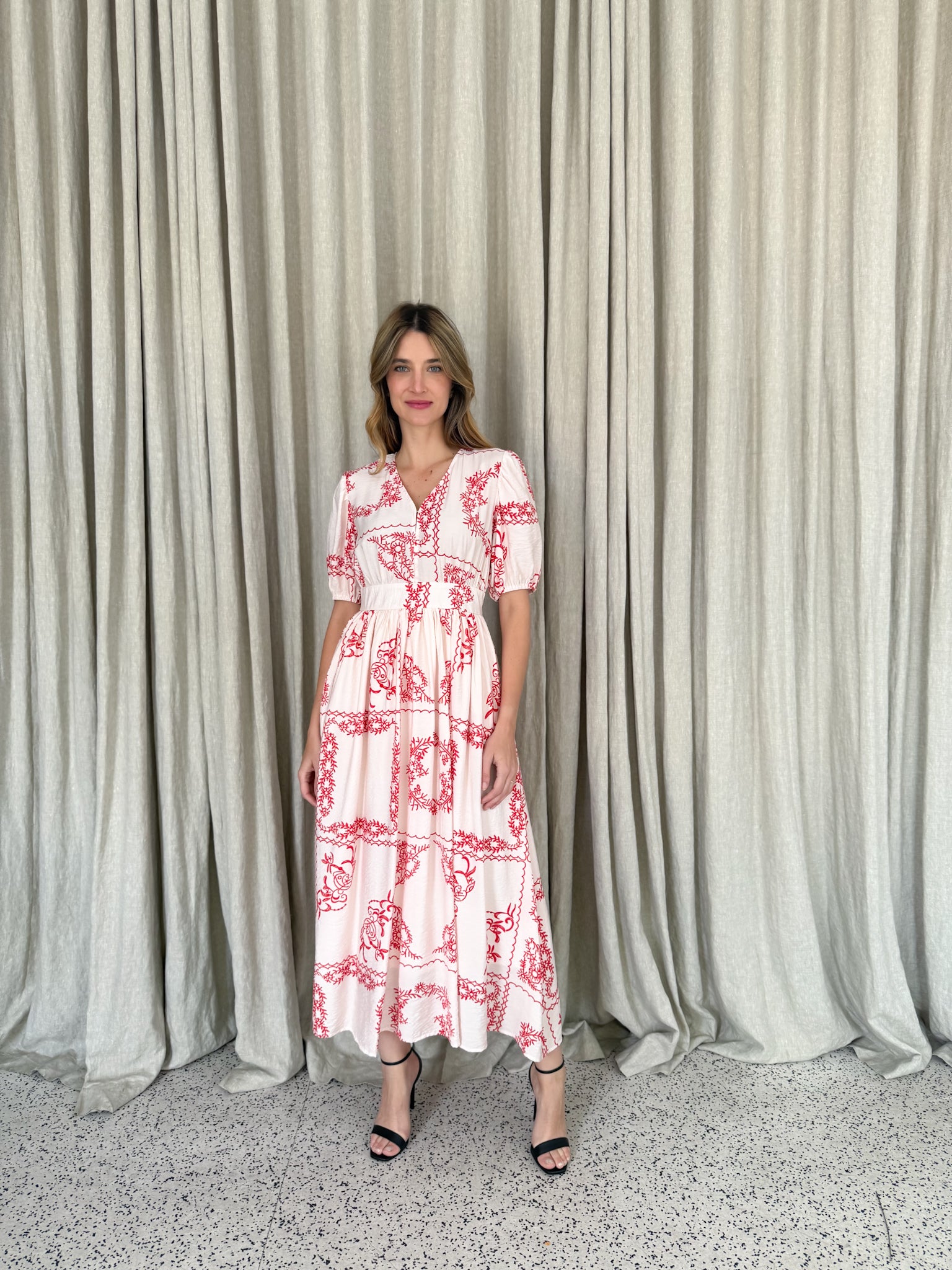 SNOWFLAKE MAXI DRESS