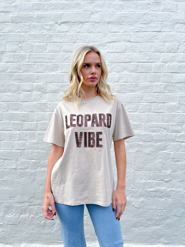 LEOPARD VIBE T SHIRT