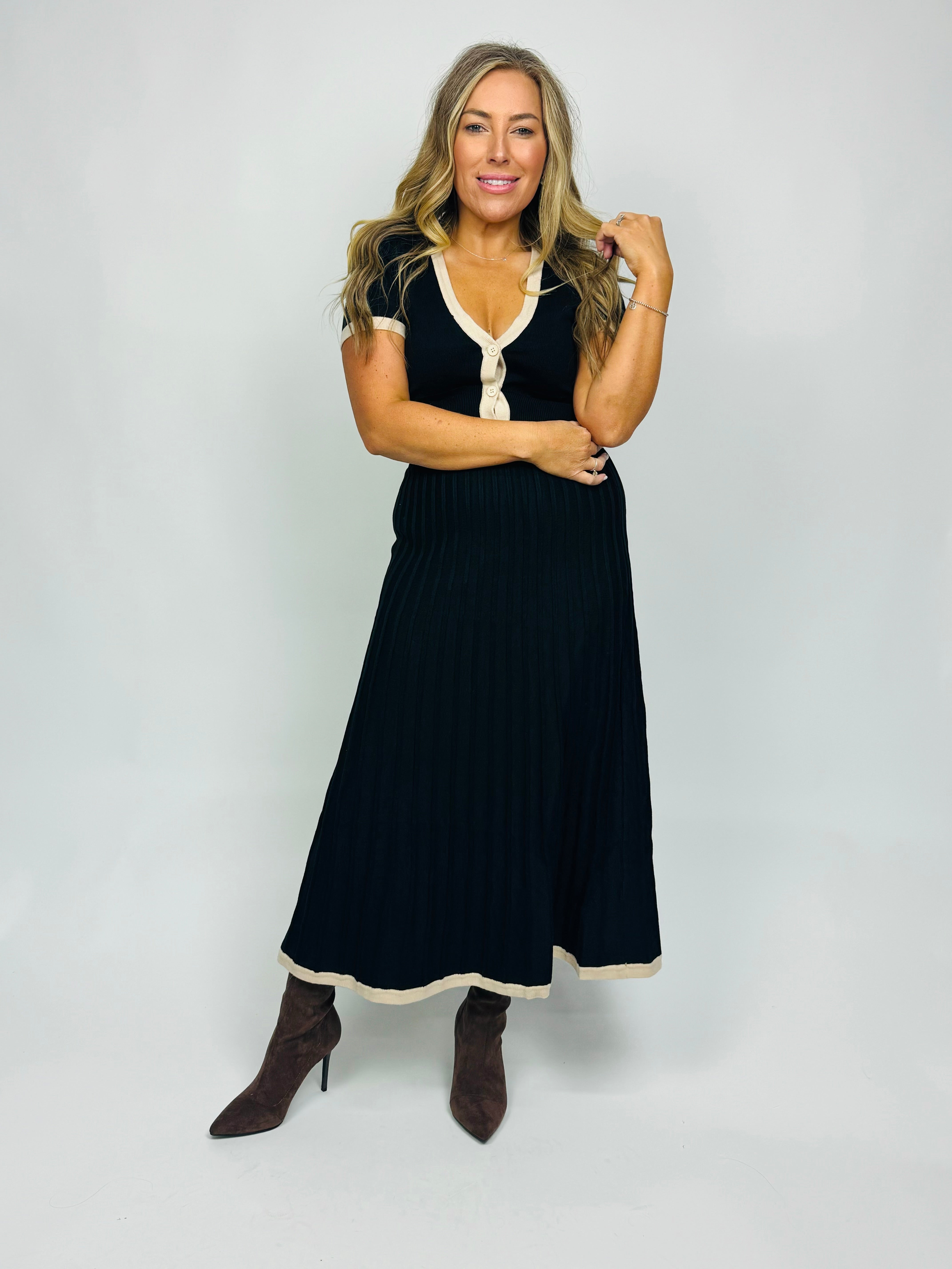 SHEIKE BORDER KNIT SKIRT