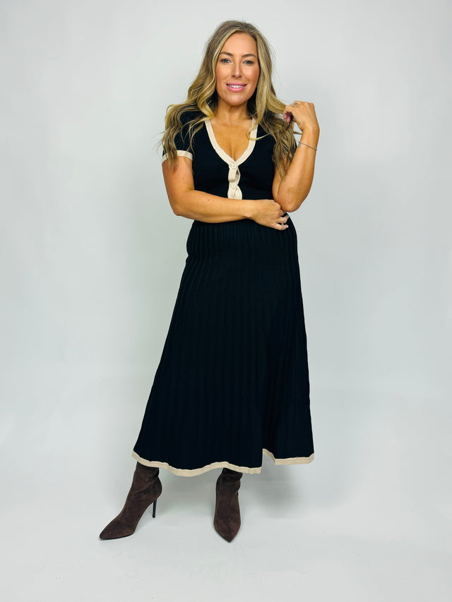 SHEIKE BORDER KNIT SKIRT