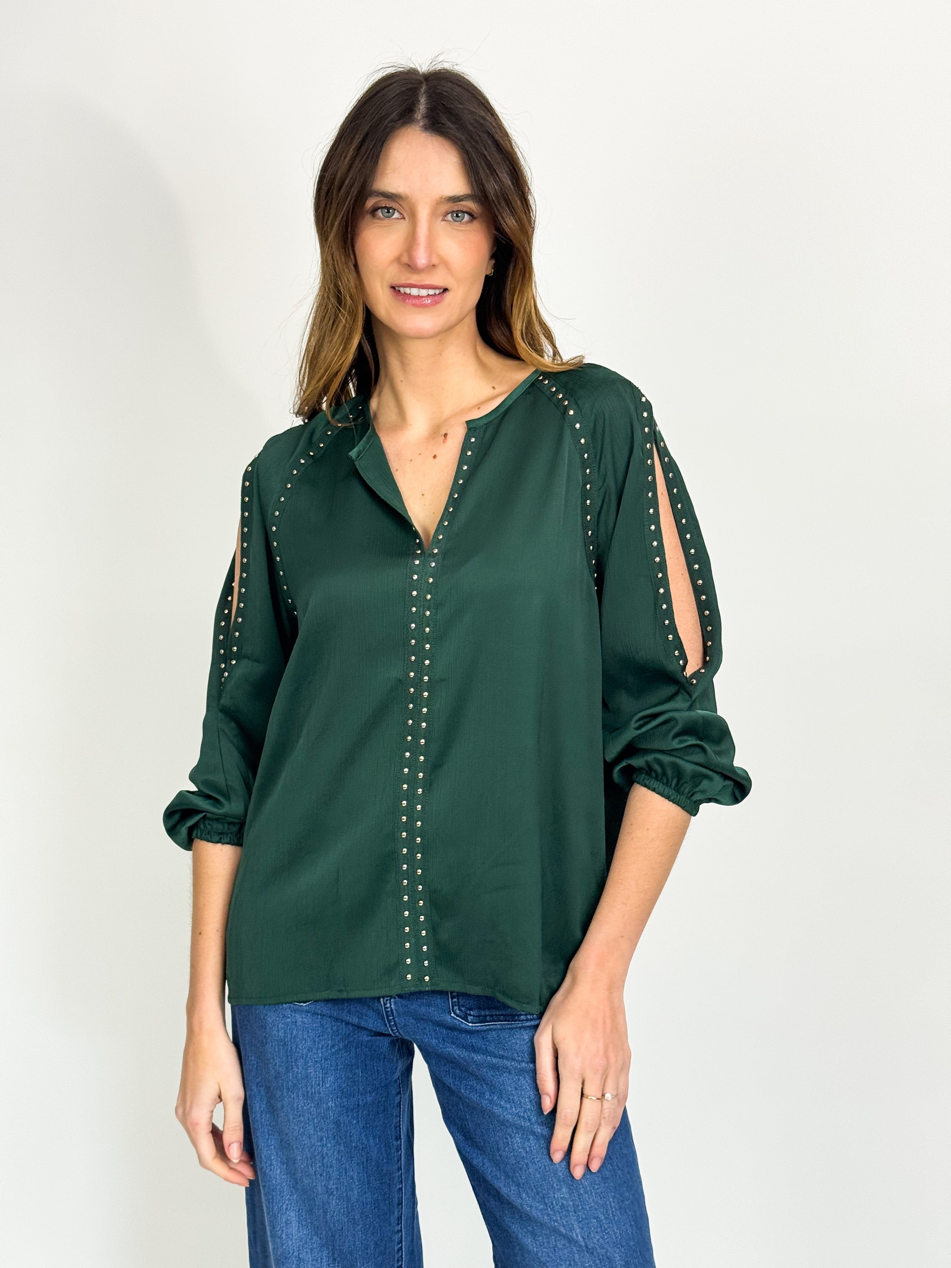 STUDDED BLOUSE - NEW COLOURS