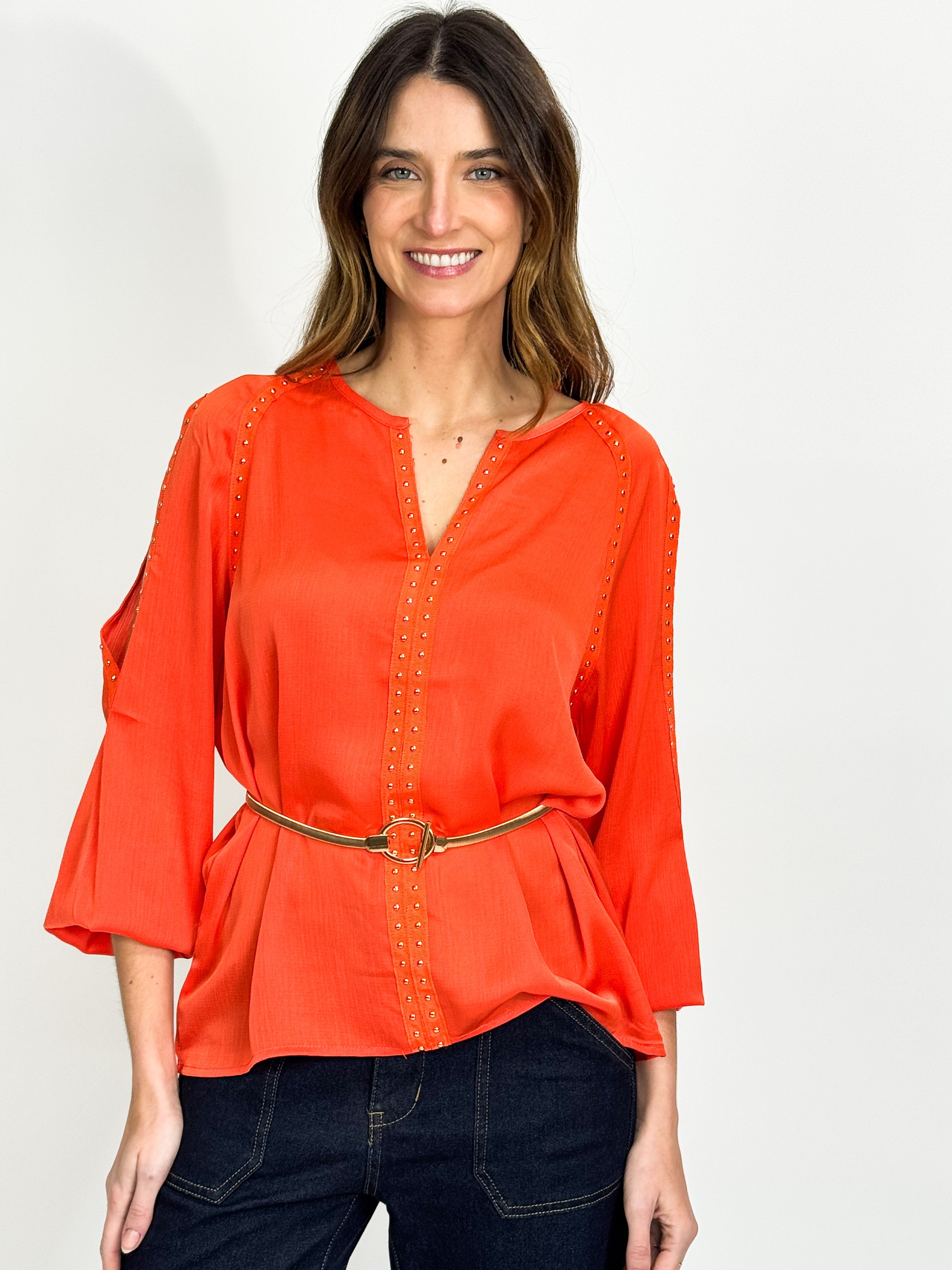 STUDDED BLOUSE - NEW COLOURS