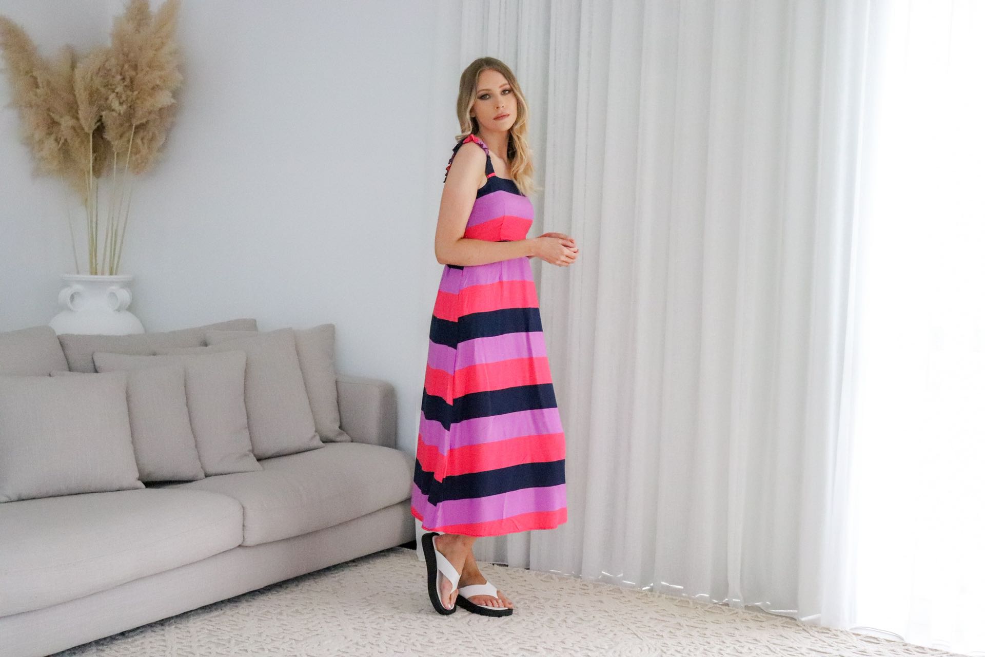 SARAH STRIPE DRESS