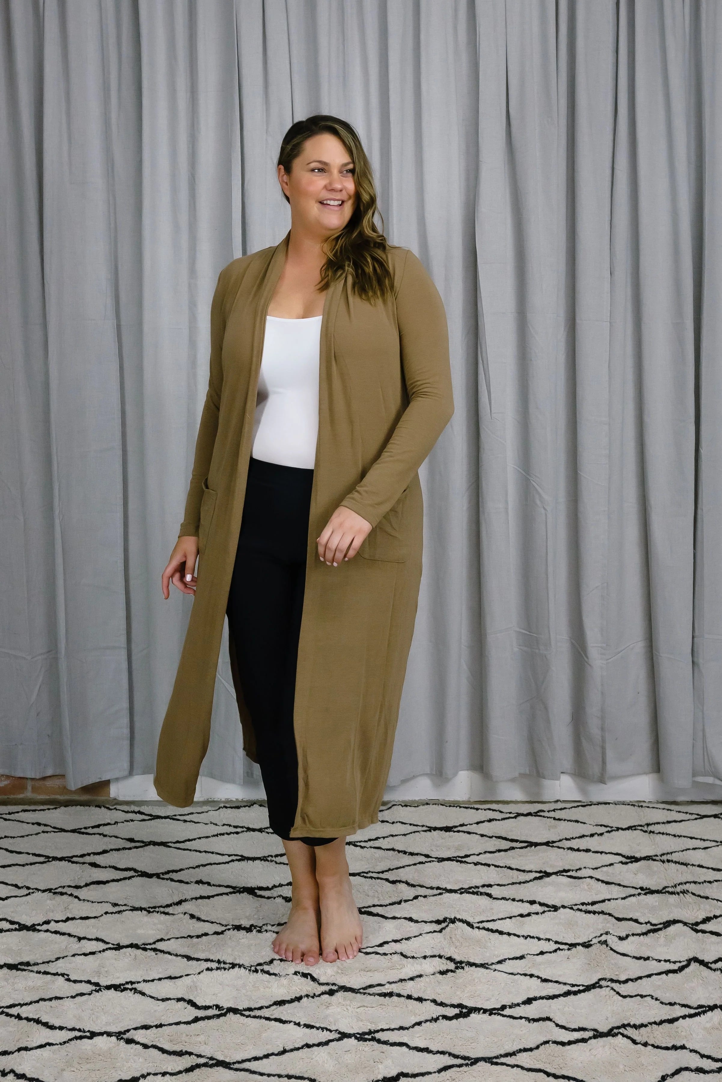 BROOKLYN LONGLINE CARDIGAN