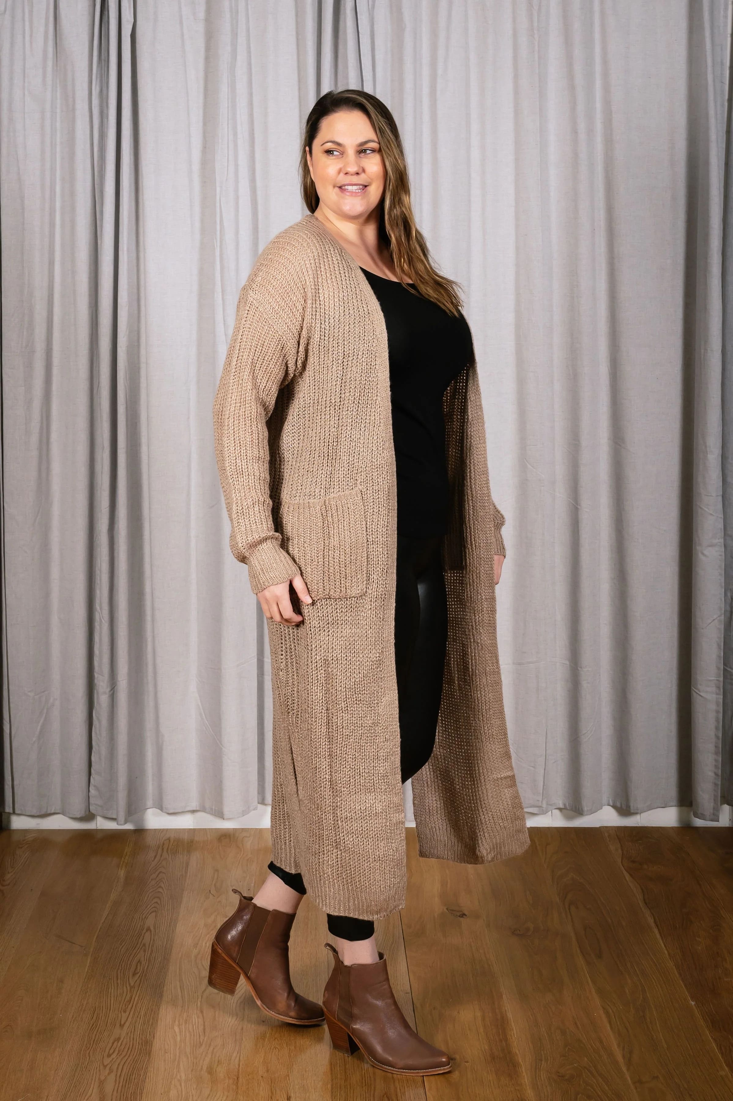 BROOKLYN LONGLINE CARDIGAN
