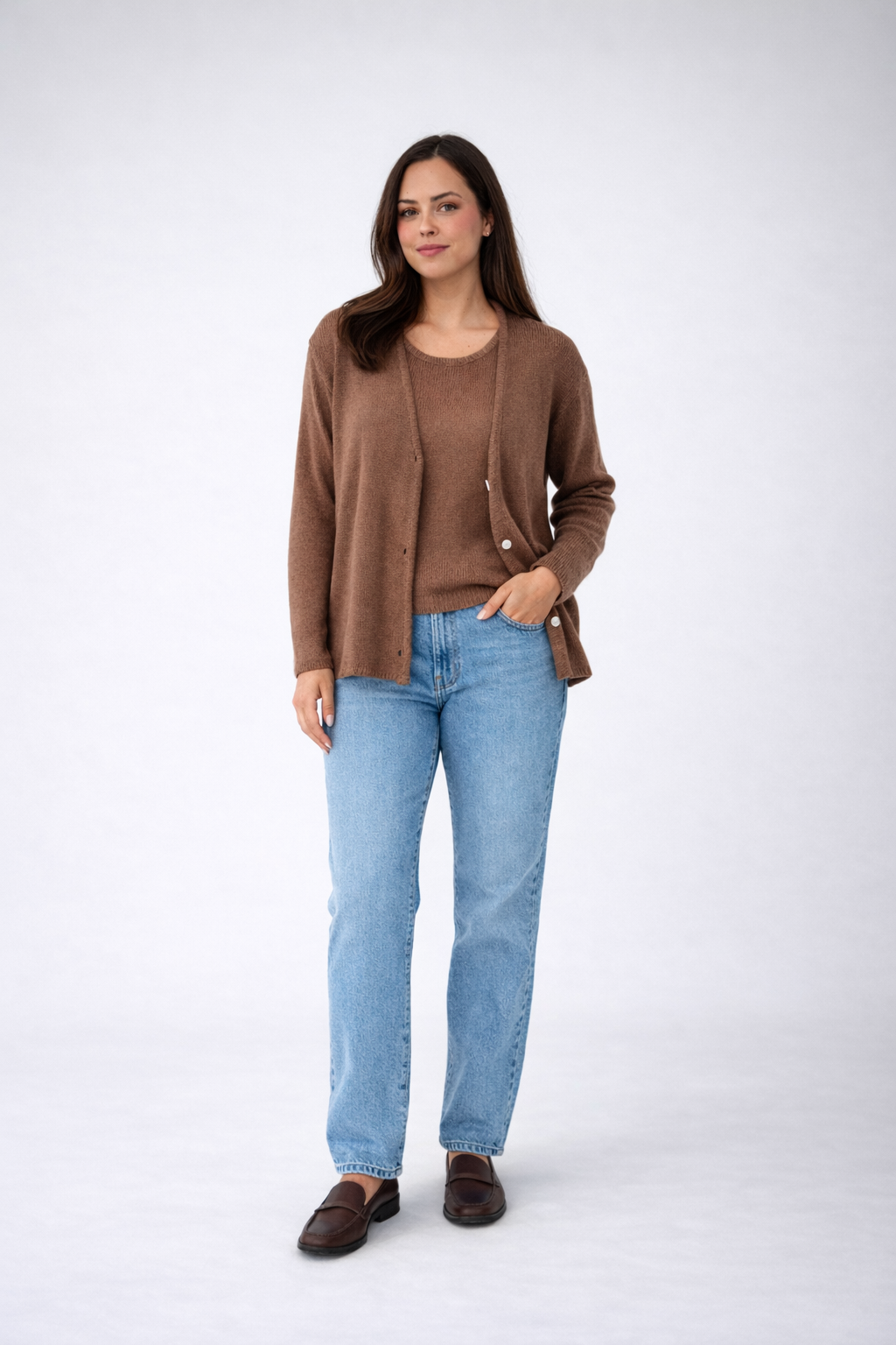 TWINNING SET- TANK AND CARDI