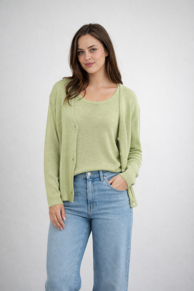 TWINNING SET- TANK AND CARDI