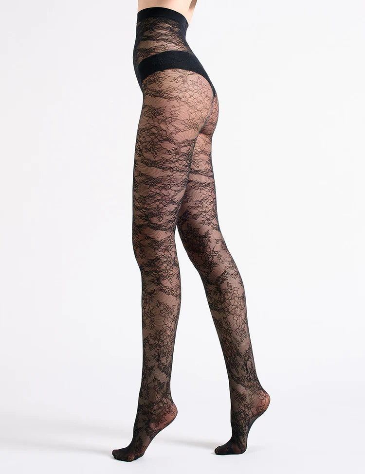 EMILIA LACE FLORAL TIGHTS