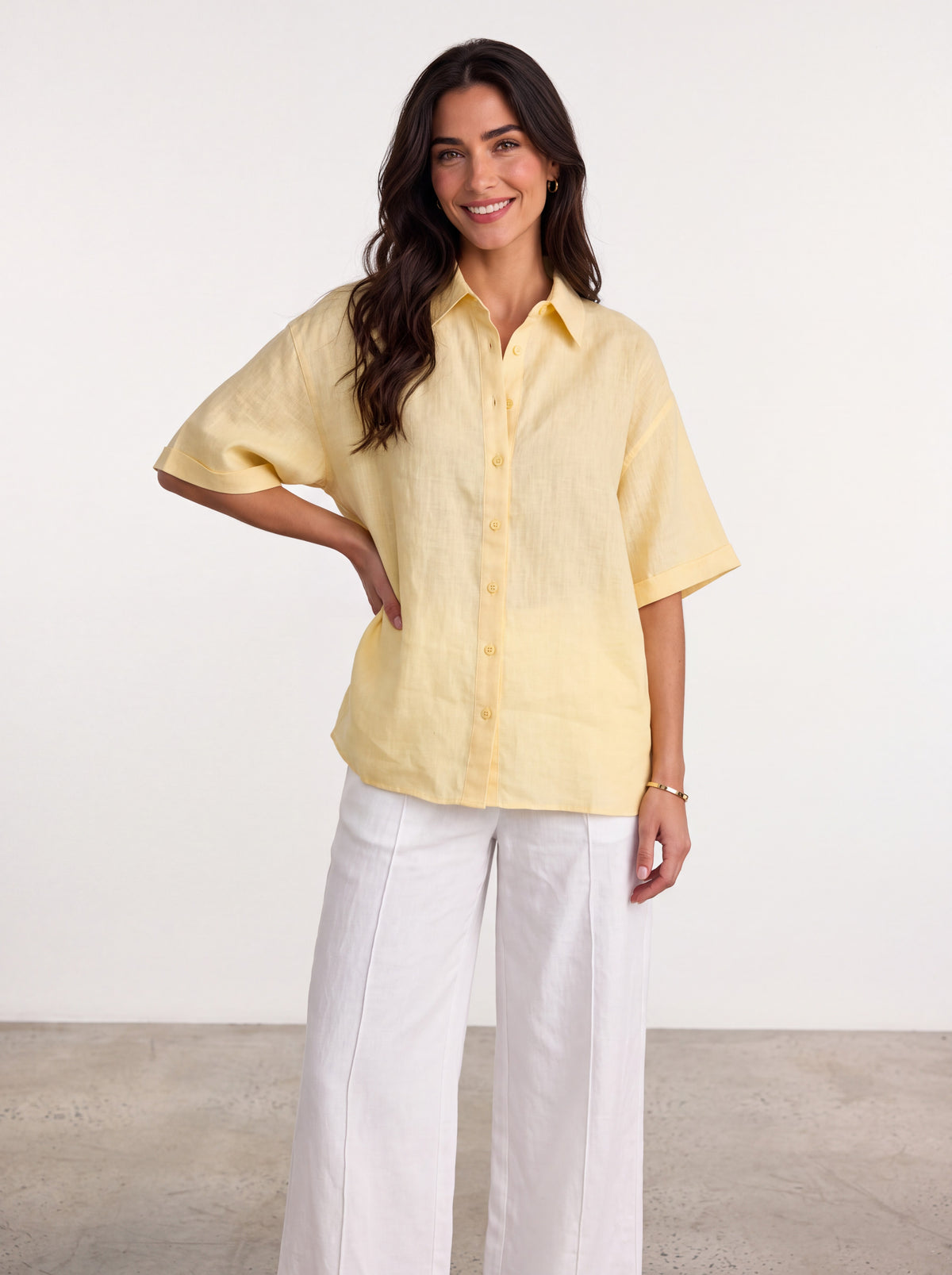 Premium Linen Oversized Shirt