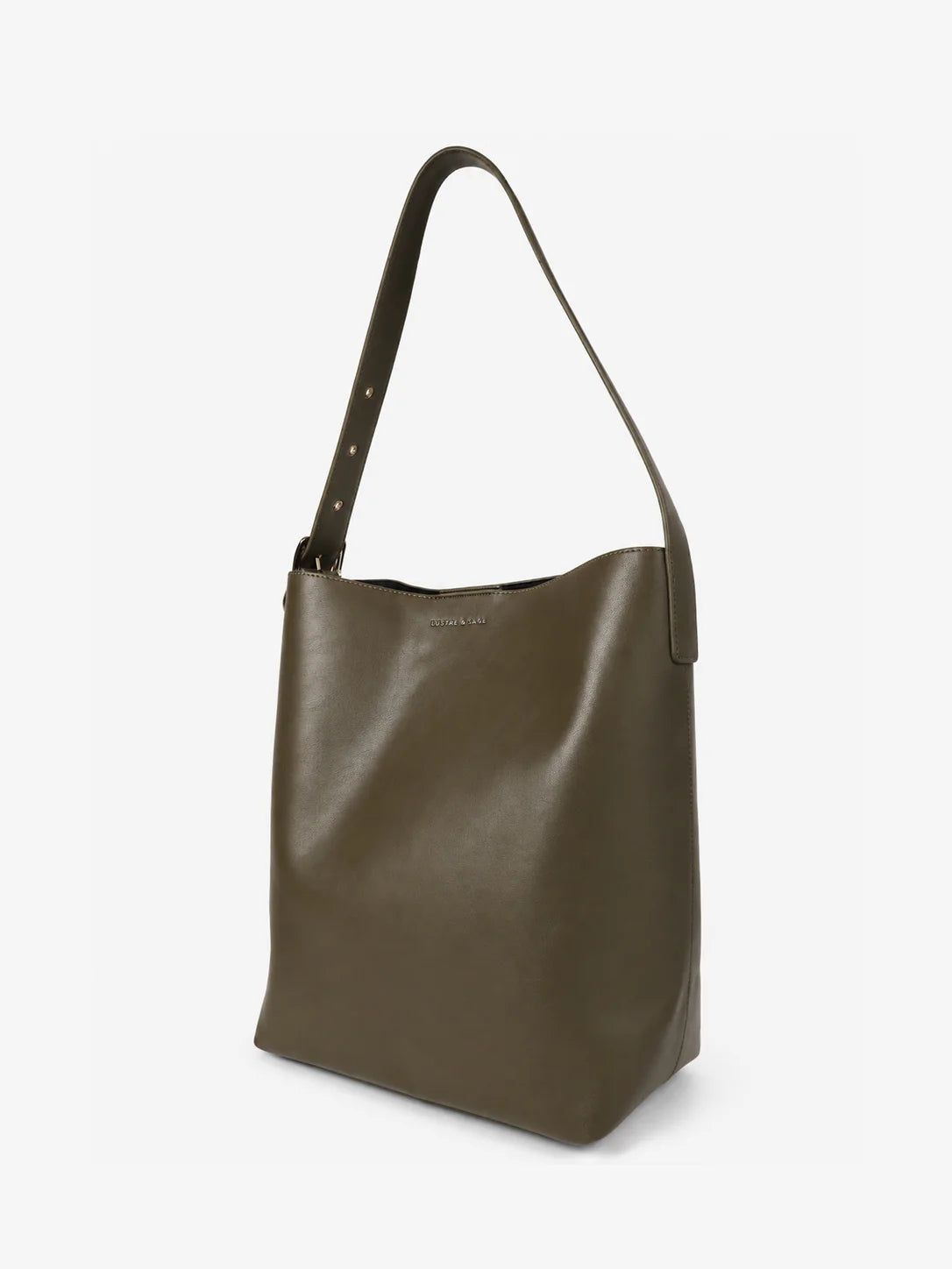 Gwen Bucket Bag in Olive