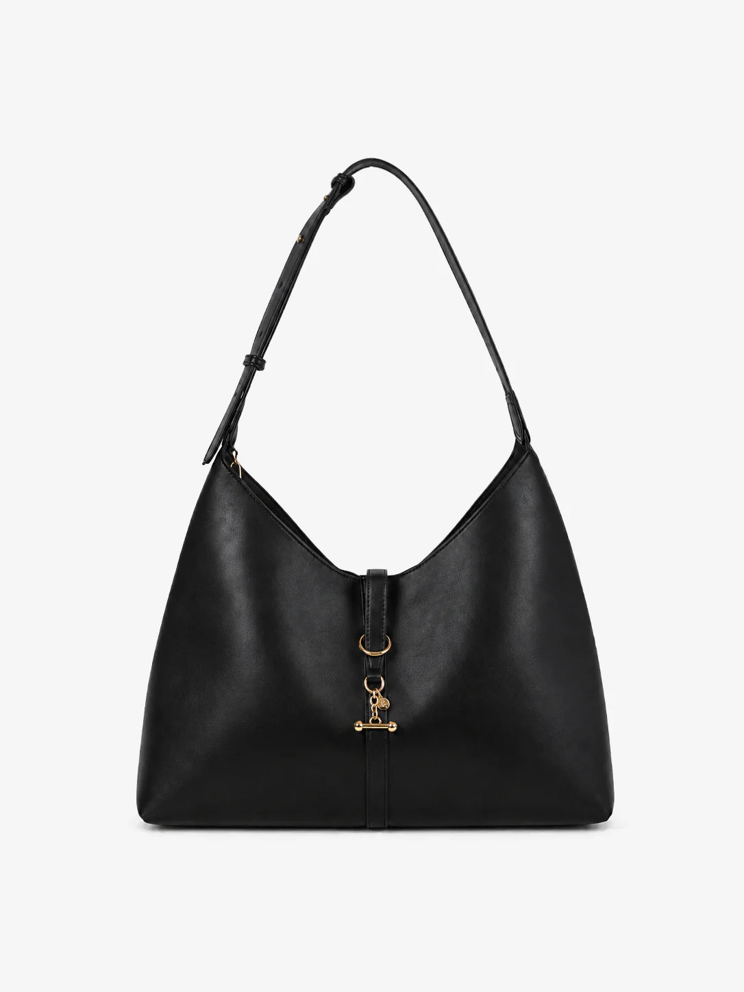 CARMELLA SLOUCHY BAG- BLACK