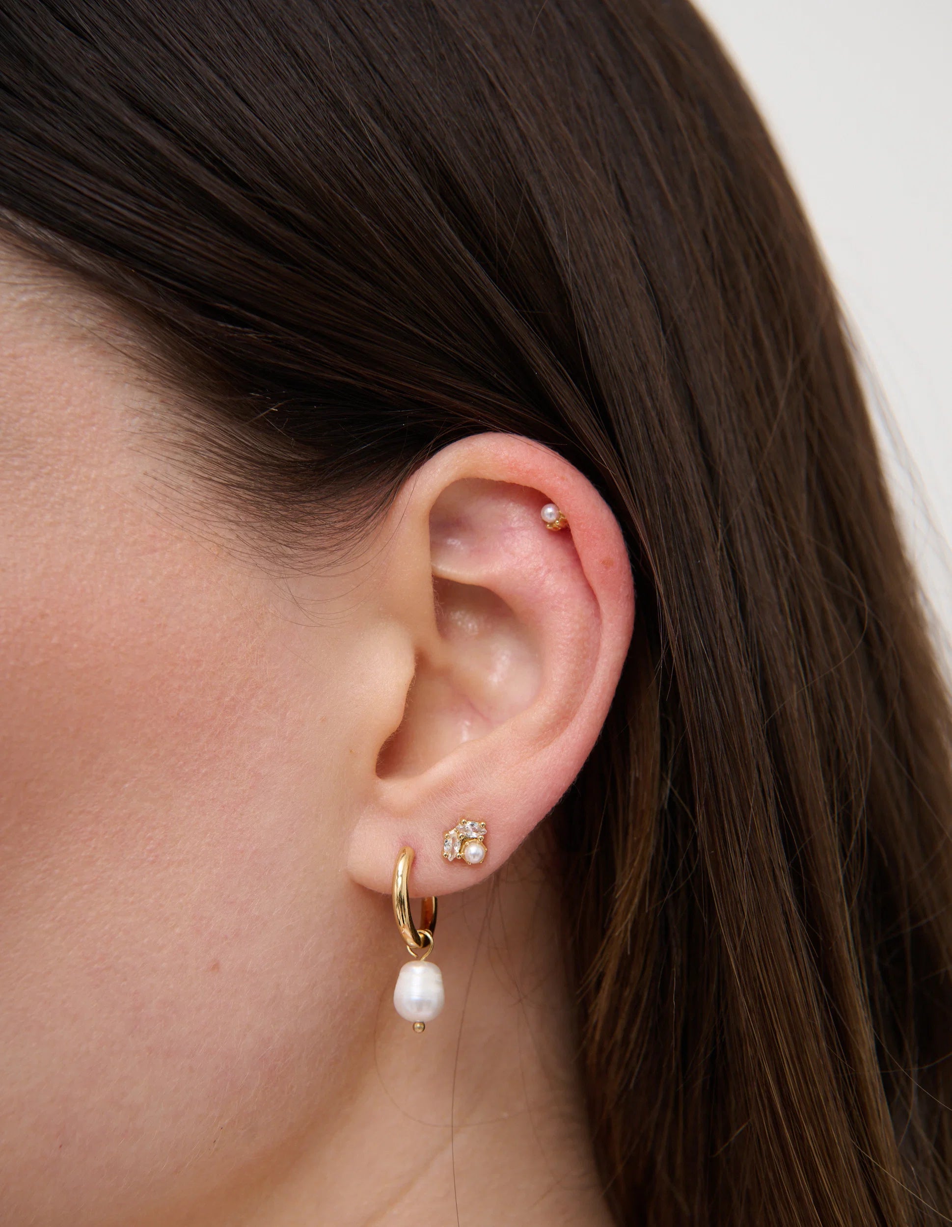 Venus Gold Plated Stacker Earring Set