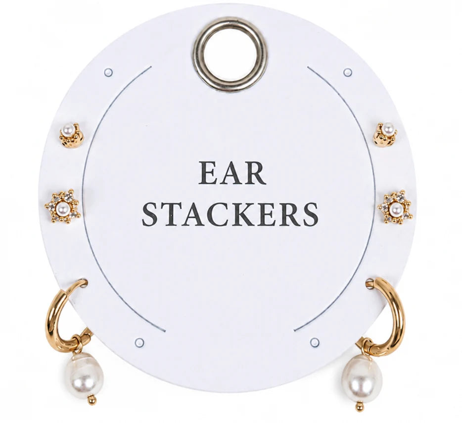 Venus Gold Plated Stacker Earring Set