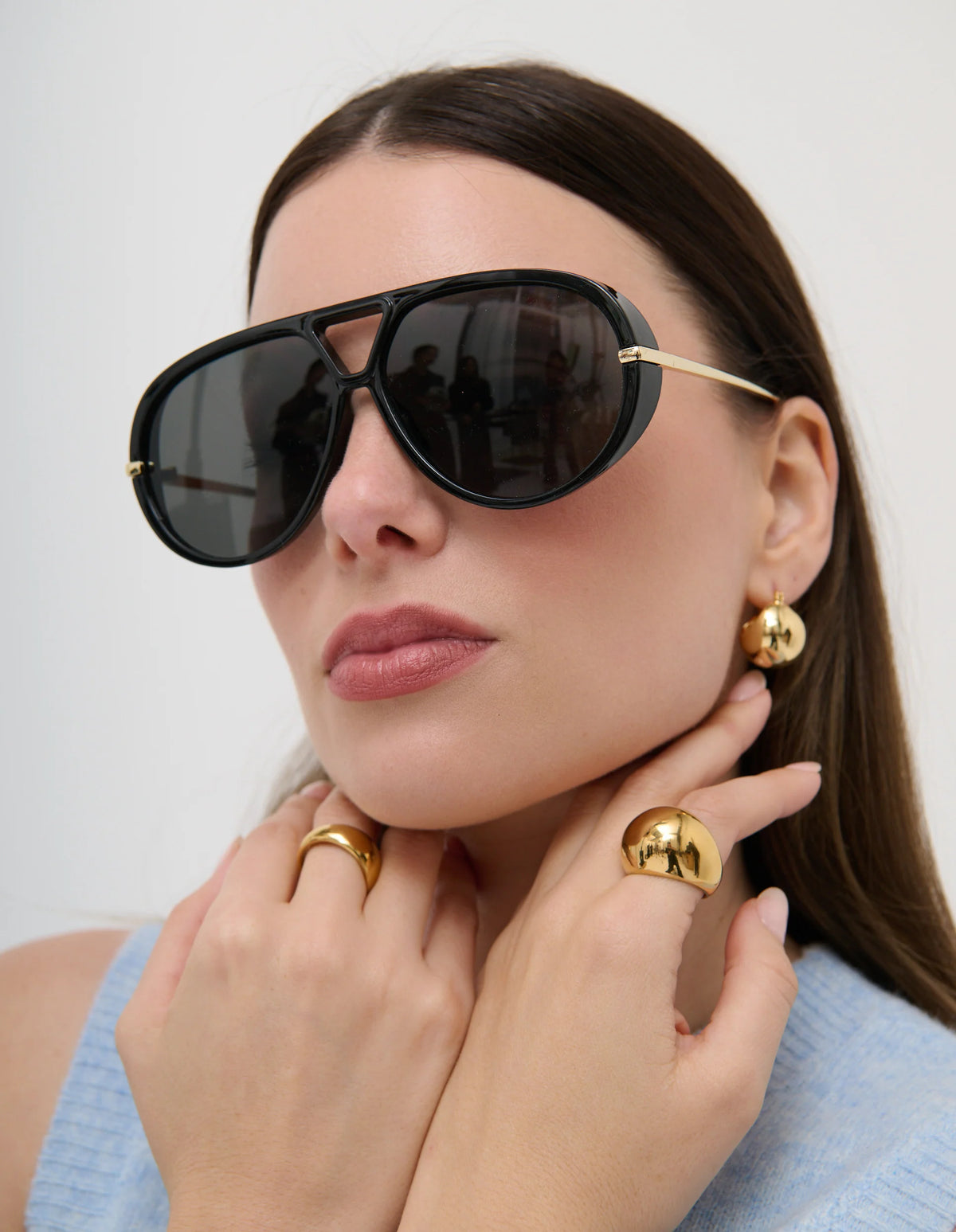 Jacqueline Aviator Sunglasses