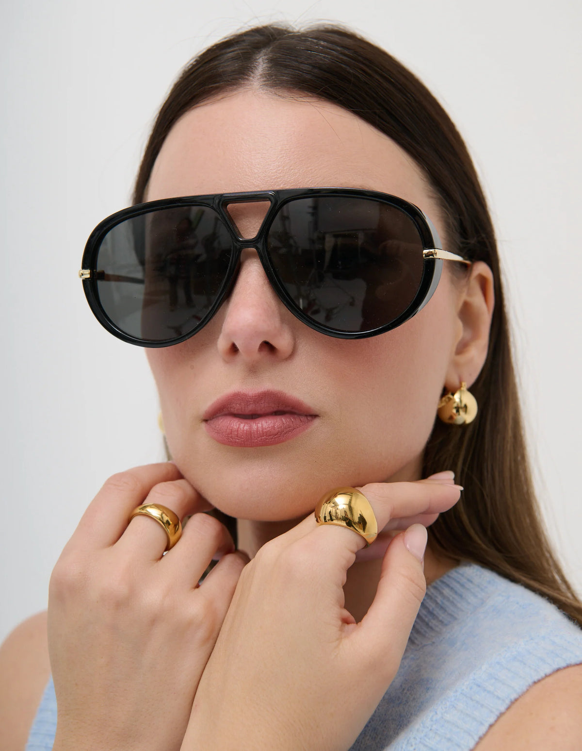Jacqueline Aviator Sunglasses