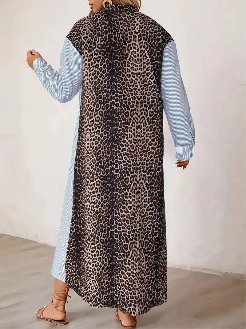 PRAGUE CONTRAST SHIRT DRESS