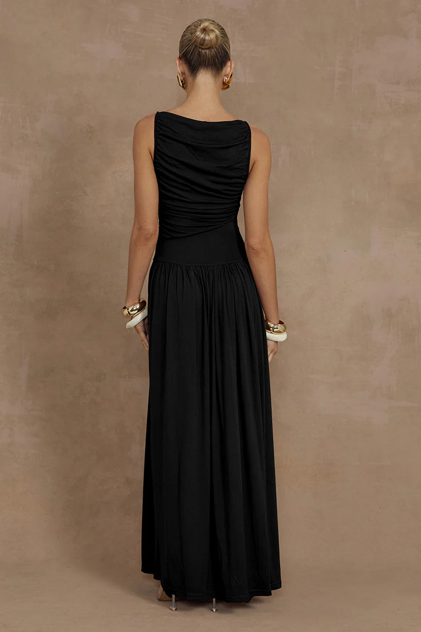 NALLA MAXI DRESS - BLACK