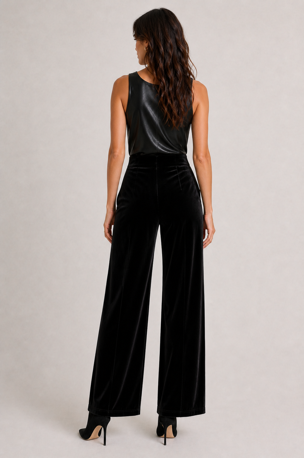 VELVET SLIM PANTS- pre order
